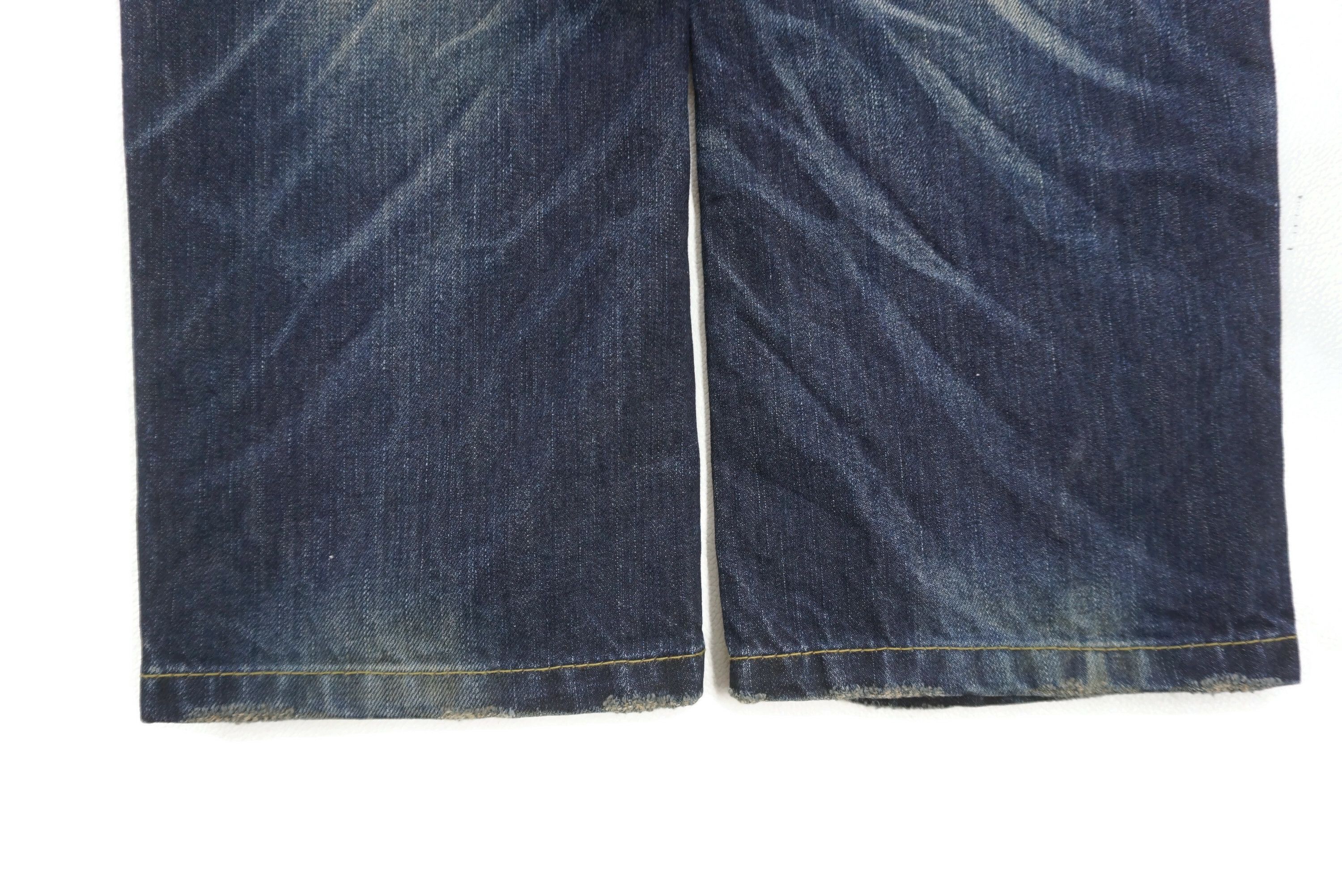 Japanese Brand LOLITA Jeans Size 29 fit W32xL33.5 Multi Zipper Baker Denim Size 29" - 9 Thumbnail