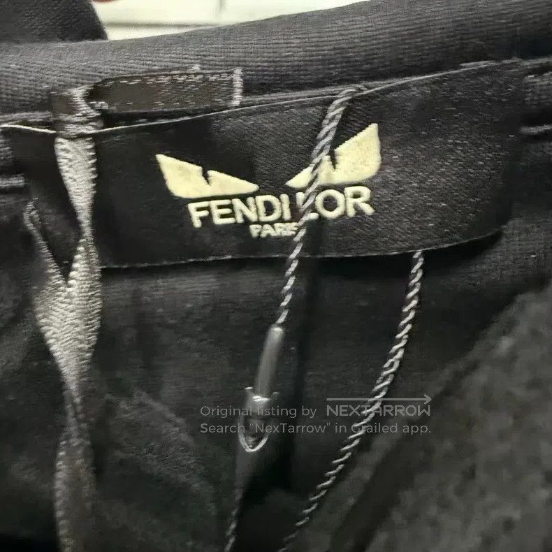 Fendi Fendi Monogram Fleece Hoodie Size US L / EU 52-54 / 3 - 2 Thumbnail