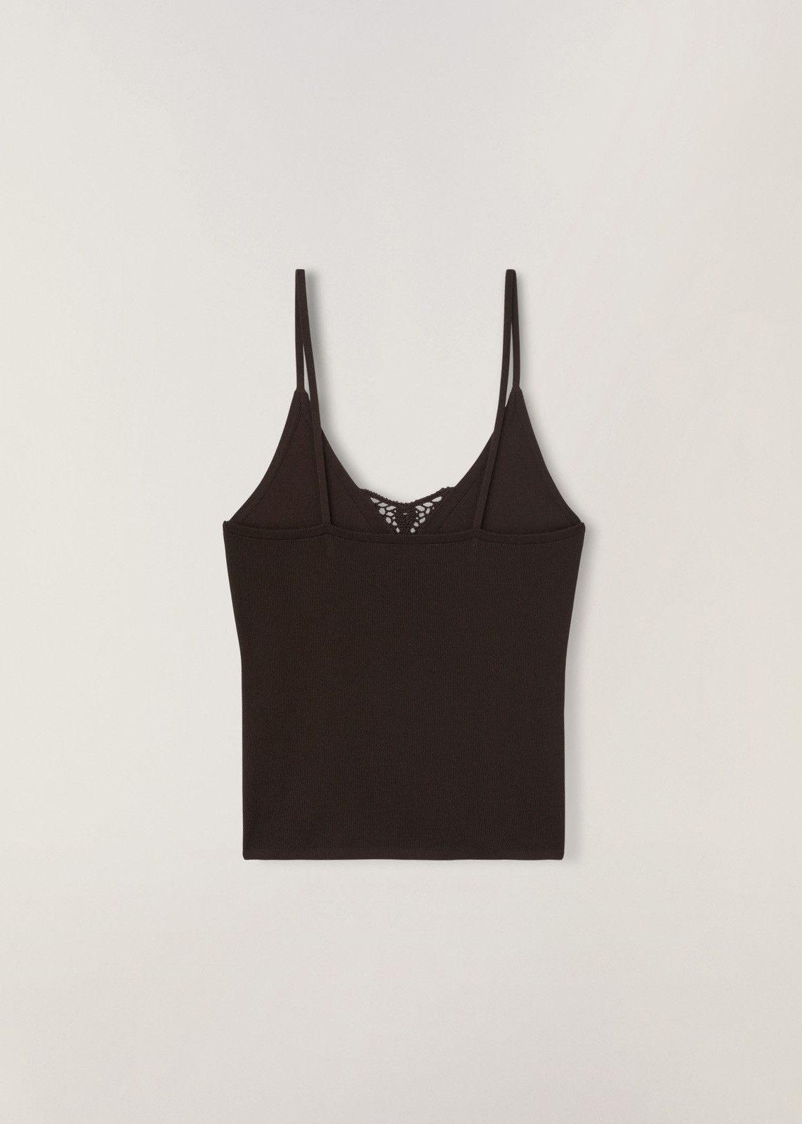 Loro Piana o1srvl11e1224 Avea Tank Top in Chocolate Brown Size S / US 4 / IT 40 - 2 Thumbnail