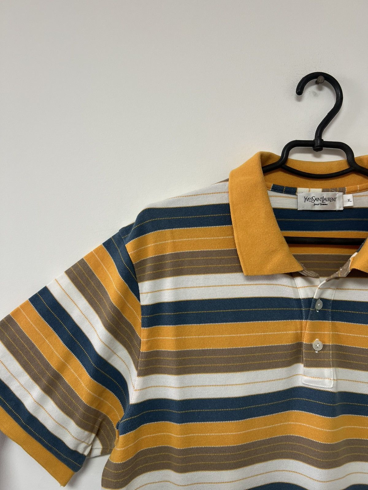 Yves Saint Laurent Hype Yves Saint Lauren Polo T Shirt YSL Luxury Mens sz XL Size US XL / EU 56 / 4 - 6 Thumbnail