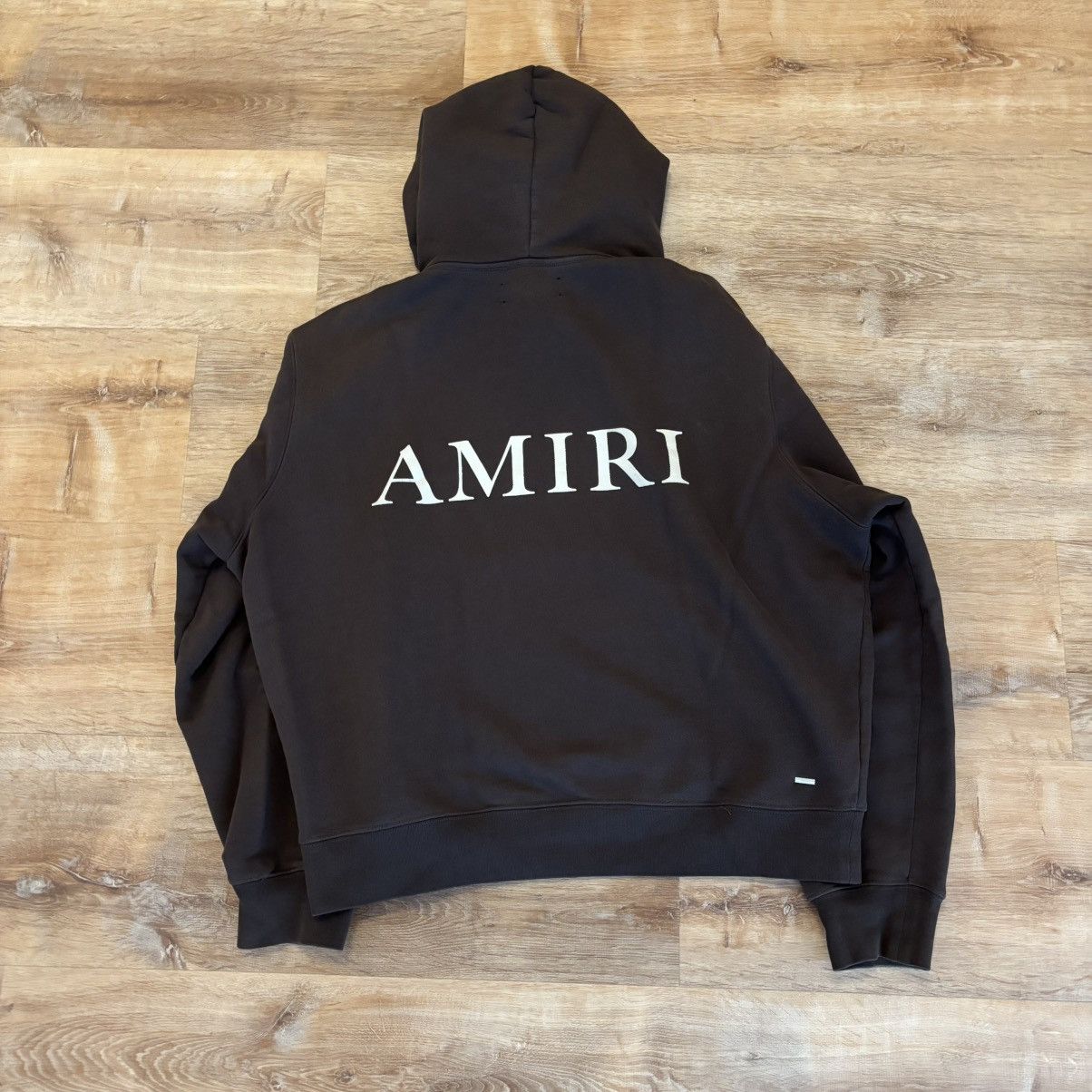 Amiri Amiri Brown Puff Logo Hoodie Size XL Size US XL / EU 56 / 4 - 2 Thumbnail