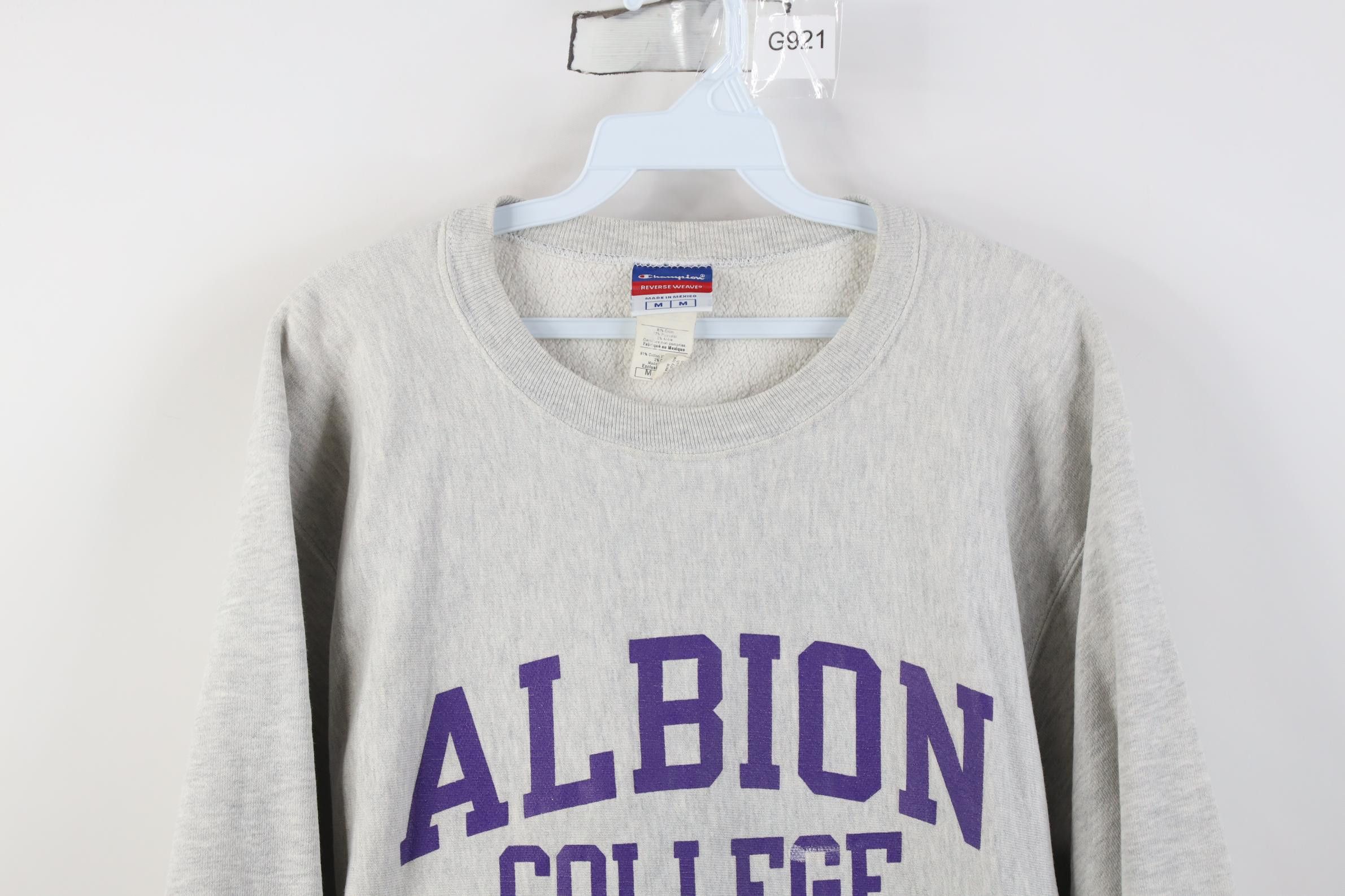 Champion Vintage 90s Champion Reverse Weave Albion College Sweatshirt Size M / US 6-8 / IT 42-44 - 2 Thumbnail