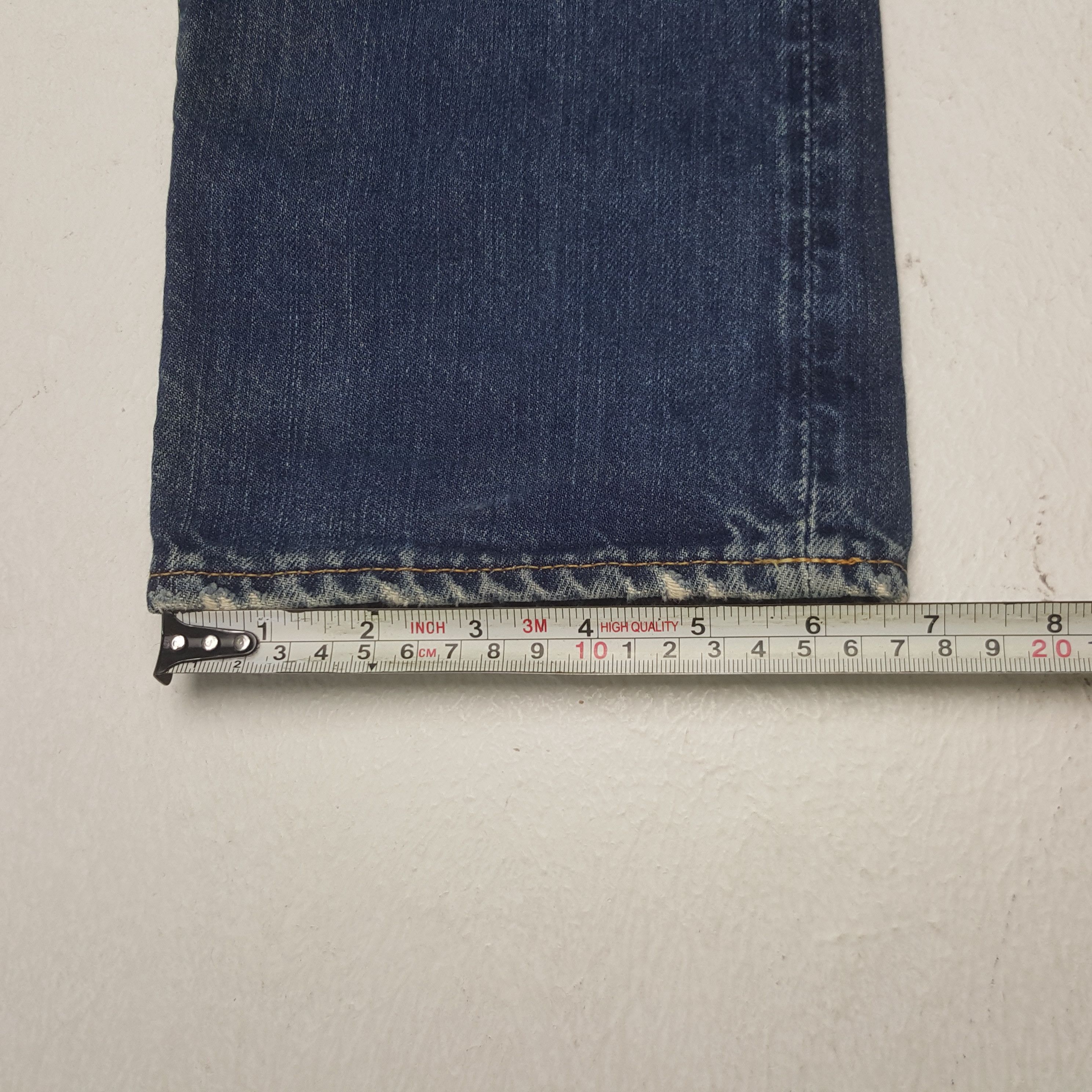 Hysteric Glamour × Japanese Brand × Vintage Vintage Hysteric Glamour Selvedge Custom Logo Denim Jeans Size US 30 / EU 46 - 11 Thumbnail