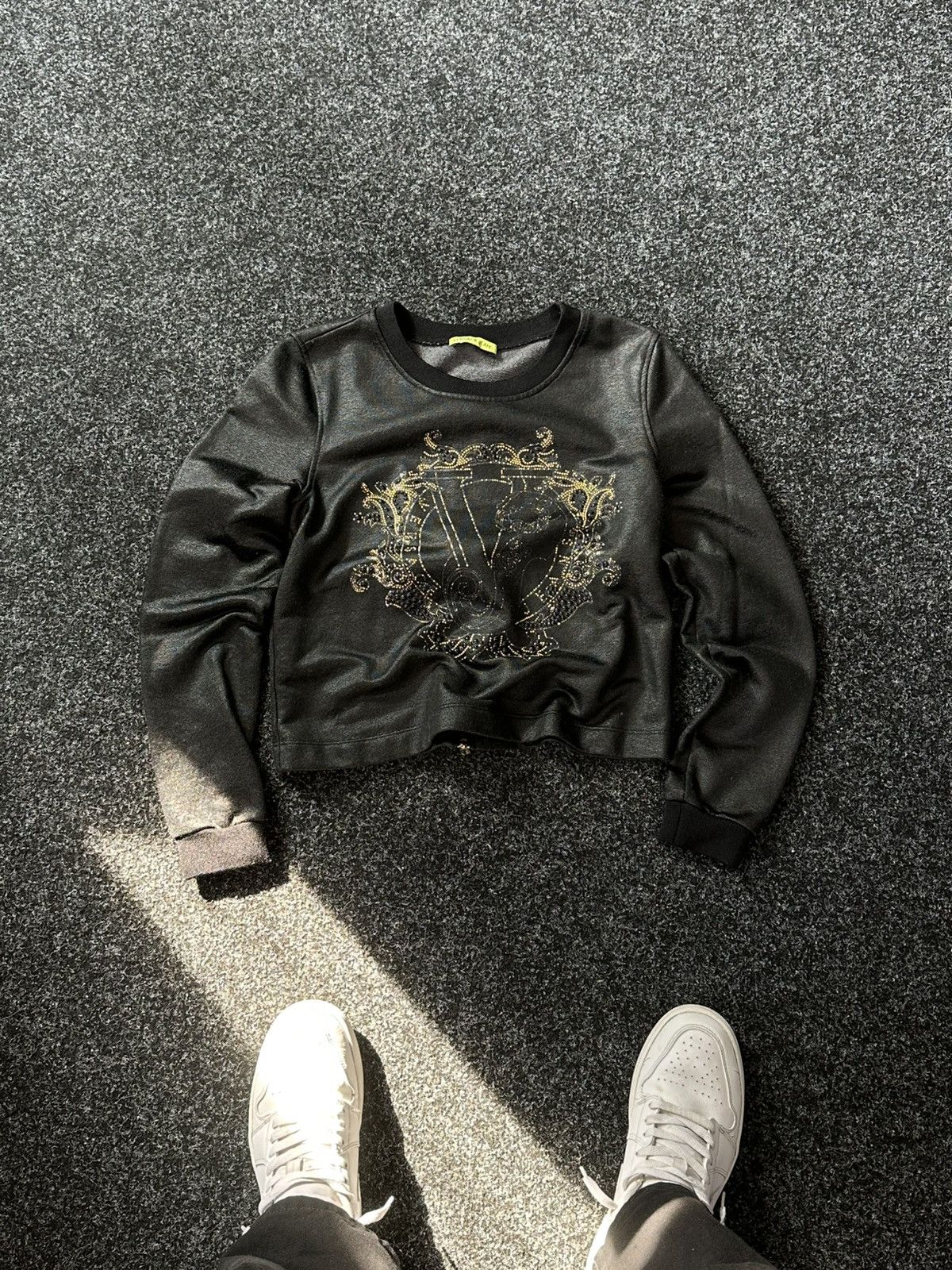 Versace 🚨VERSACE Jeans Avant Garde big logo wmn sweatshirt Size S / US 4 / IT 40 - 1 Thumbnail