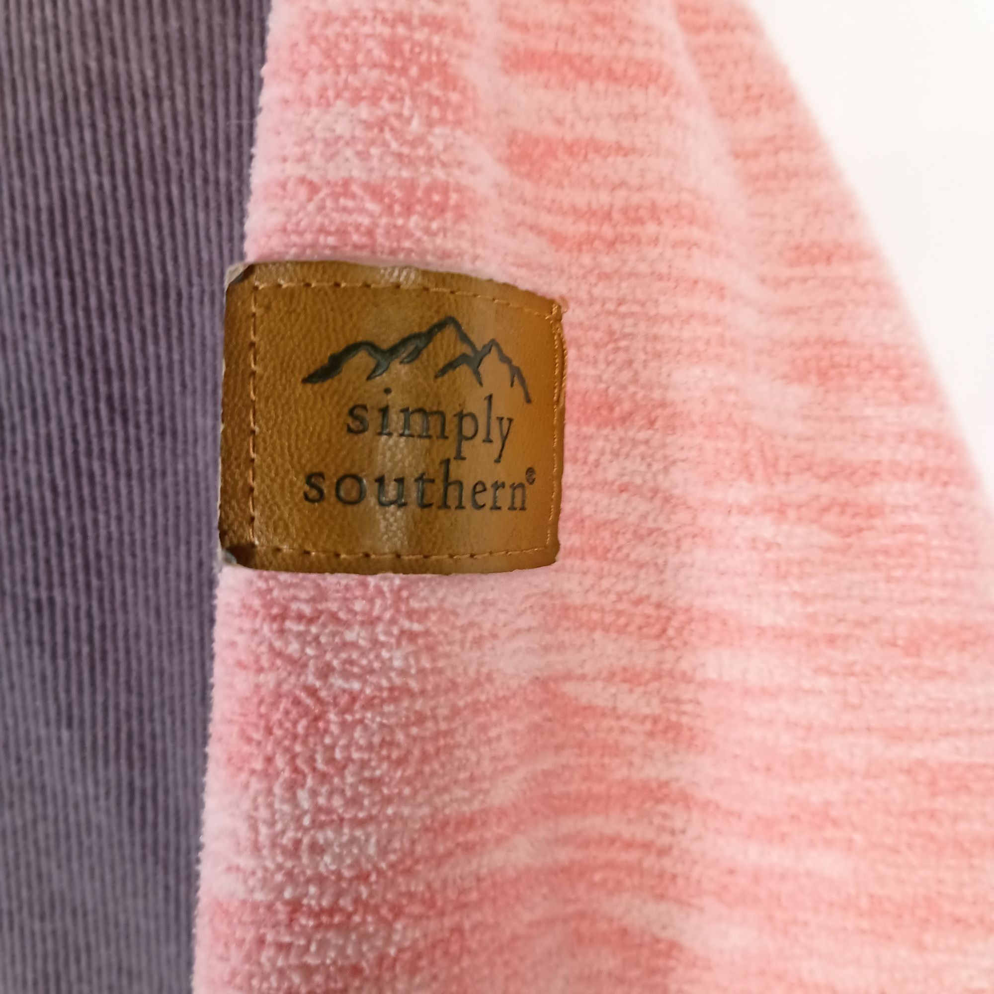 Other Simply Southern Corduroy Quarter Zip Pullover Womens M Coral Size M / US 6-8 / IT 42-44 - 5 Thumbnail