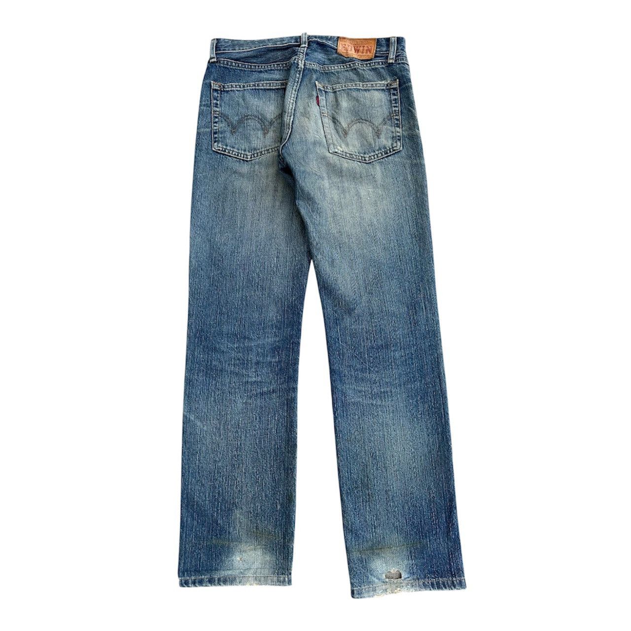 Japanese Brand Vintage Edwin 503zz Faded Japanese Denim W30 Size US 30 / EU 46 - 2 Thumbnail