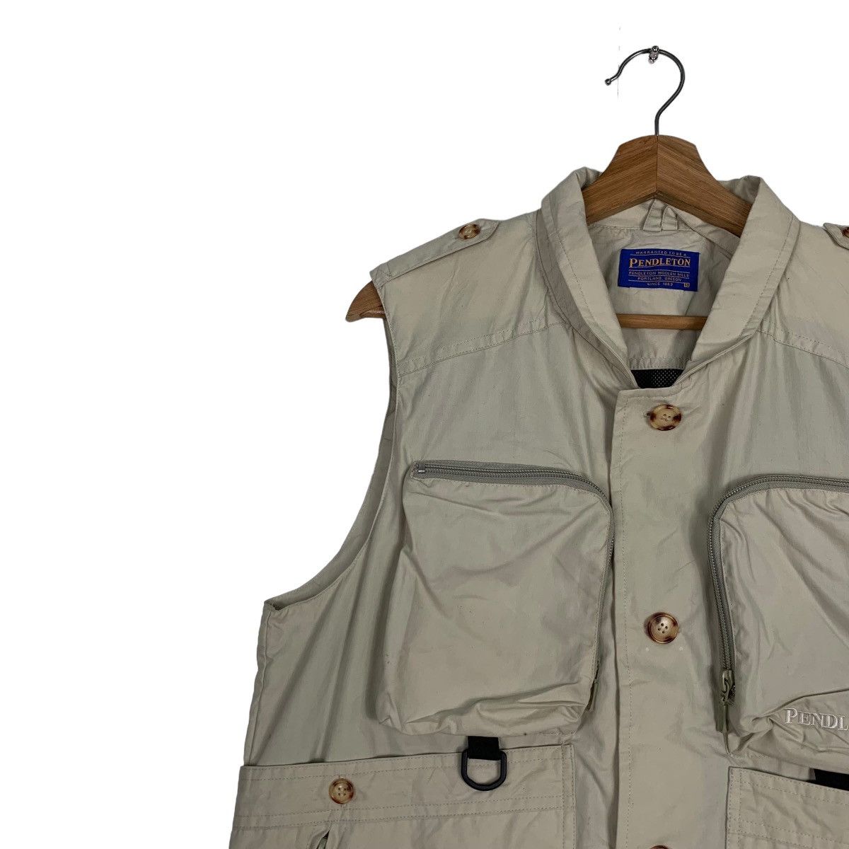 Pendleton PENDLETON Woolen Mills Utility Tactical Vest #0059-C4 Size US S / EU 44-46 / 1 - 7 Thumbnail