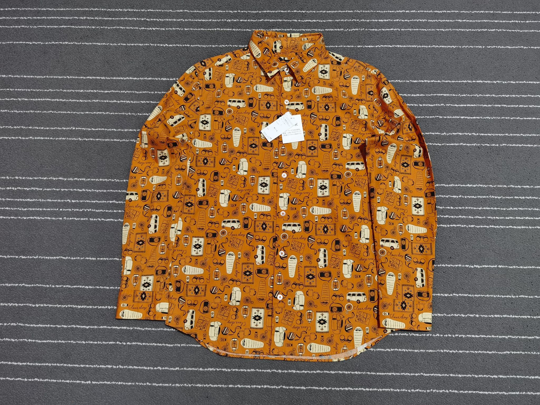 Japanese Brand Cargon Wave outdoor motif japan made S 2092 Size US S / EU 44-46 / 1 - 1 Thumbnail