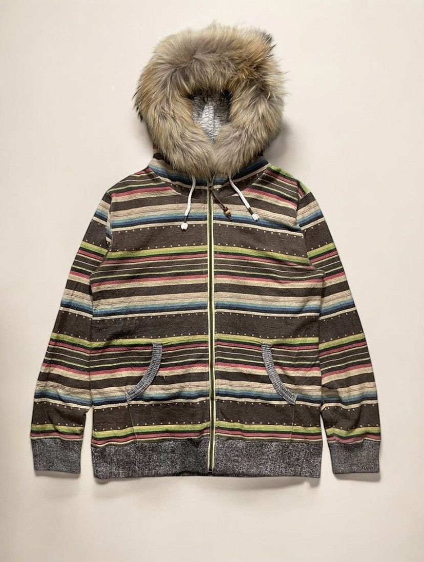 Japanese Brand 2000's Over Fur Hoodie HBA LGB Style | Grailed