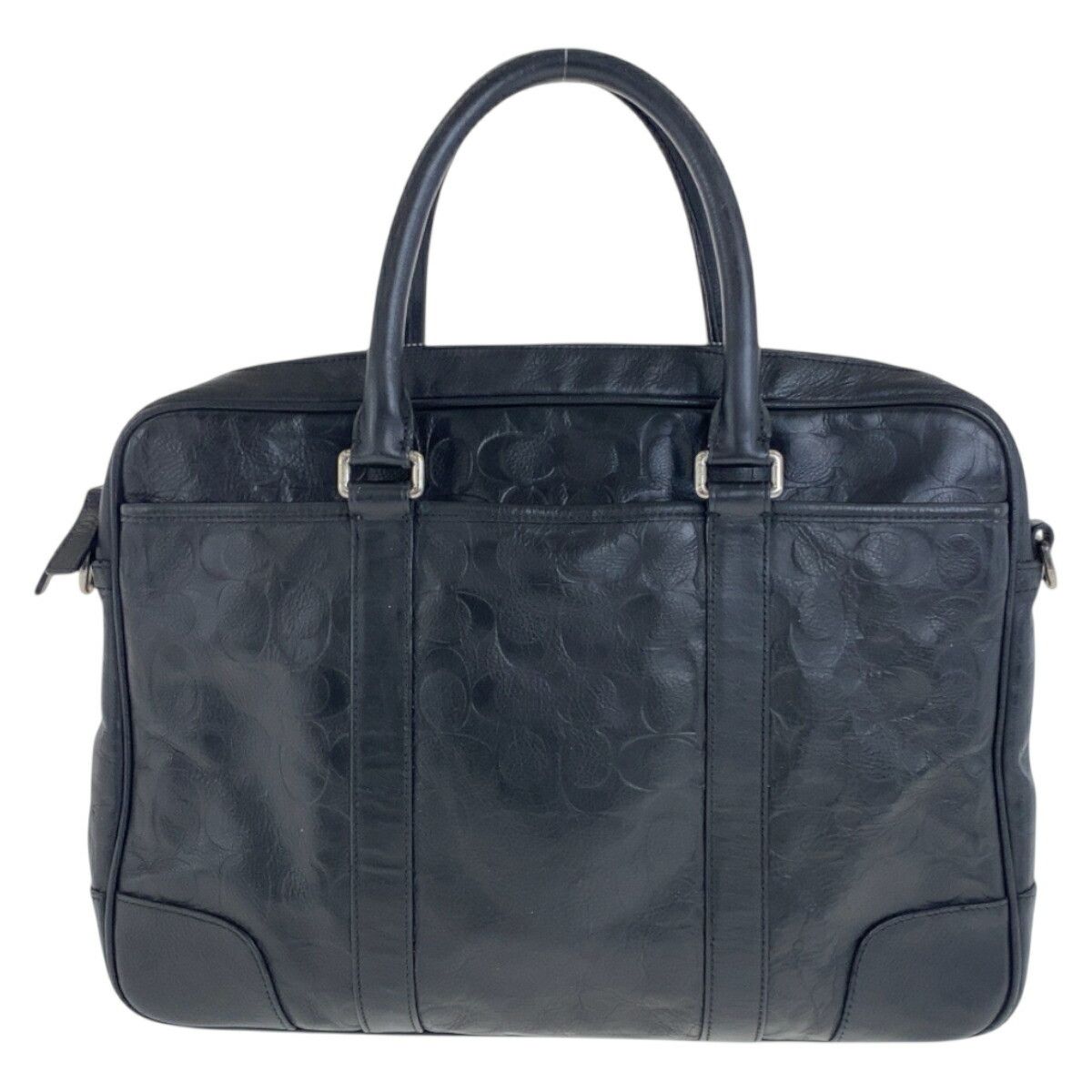 Coach Coach COACH Signature Leather Briefcase Leather Business Bag 71247 DUTY FREE for USA Size ONE SIZE - 1 Thumbnail