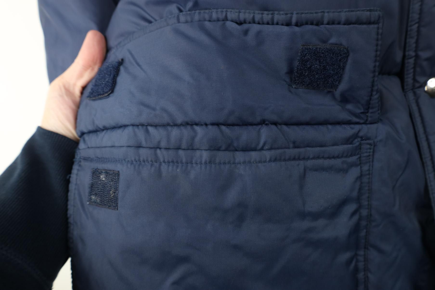 Vintage Vintage 70s Streetwear Puffer Chore Barn Jacket Navy Blue Size US L / EU 52-54 / 3 - 8 Thumbnail