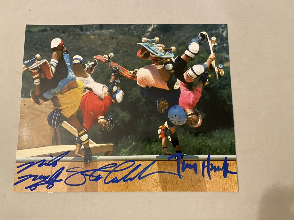 Powell Peralta Powell Peralta signed Tony hawk autographed bones brigade Size ONE SIZE - 1 Thumbnail