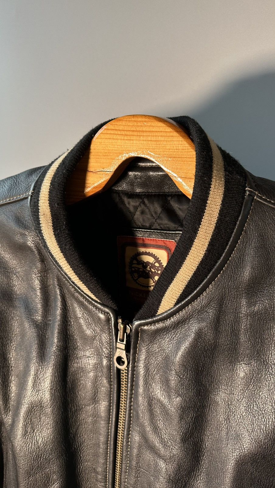 Vintage Nickelson Classic vintage leather jacket made in Asia Size US XL / EU 56 / 4 - 11 Thumbnail