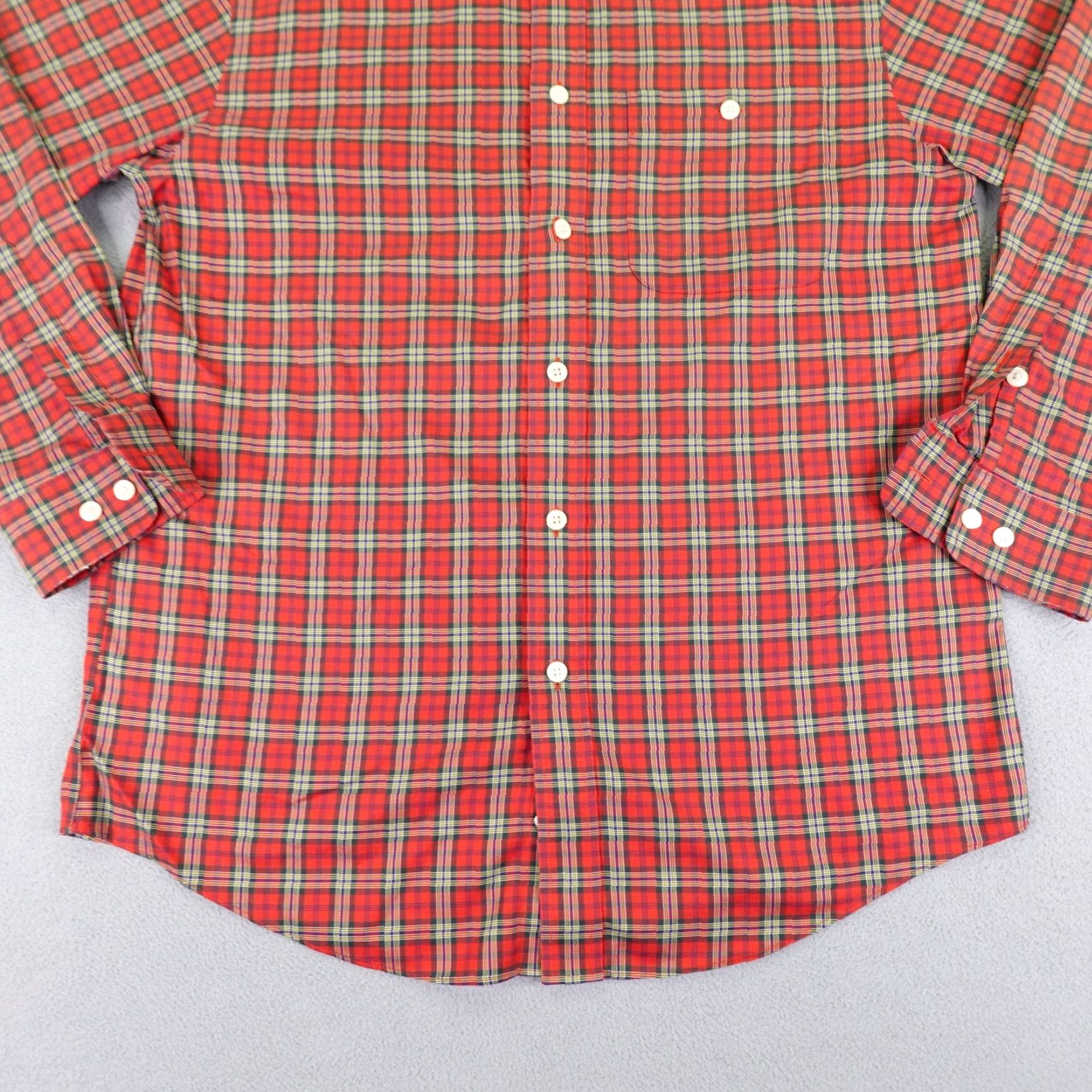 Orvis VINTAGE Orvis Shirt Mens M Red Plaid Button-Up Outdoor Casual Workwear 90s? Size US M / EU 48-50 / 2 - 4 Thumbnail