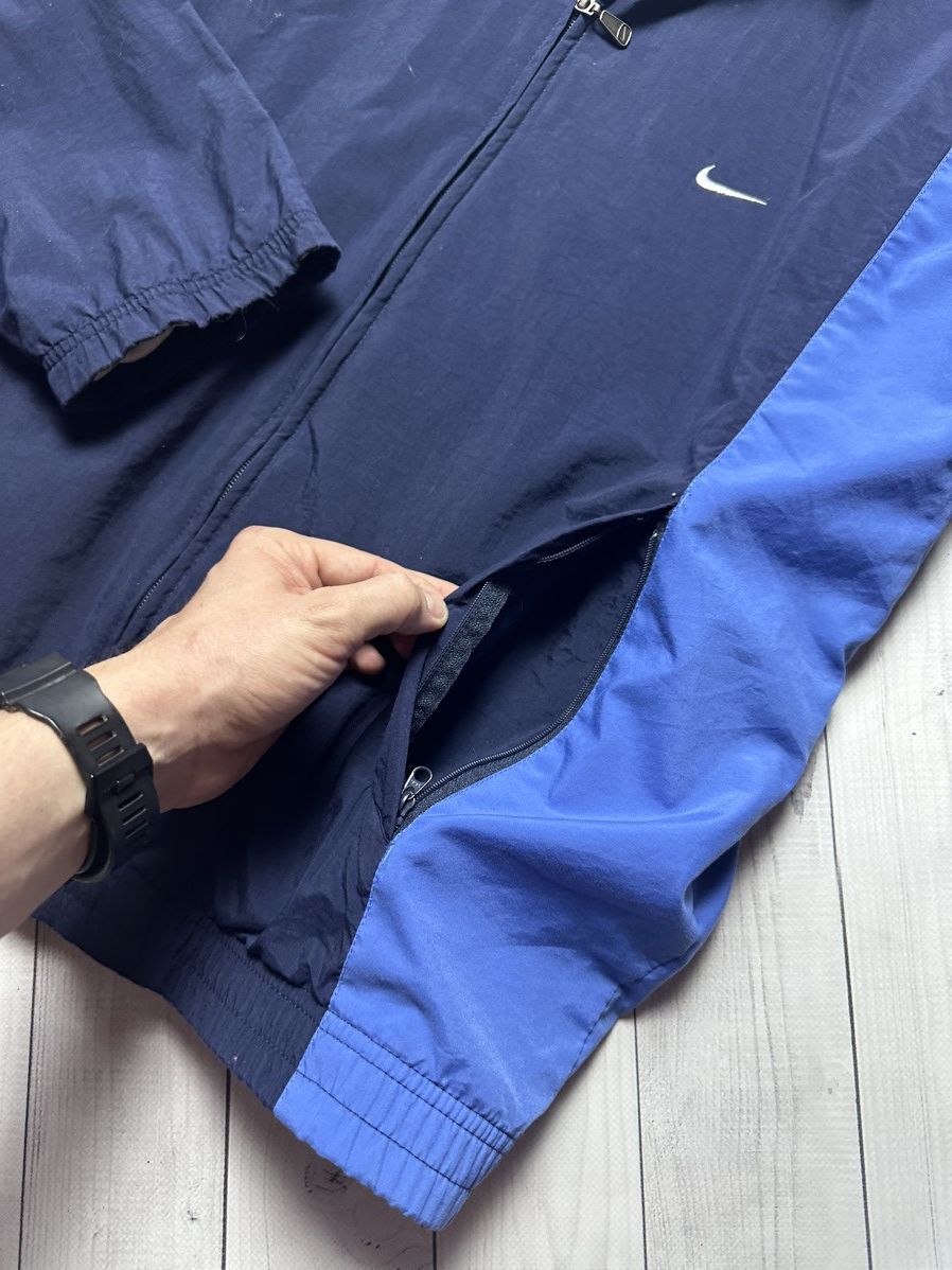 Nike × Vintage Vintage Nike track jacket size L logo line rare Size US L / EU 52-54 / 3 - 4 Thumbnail