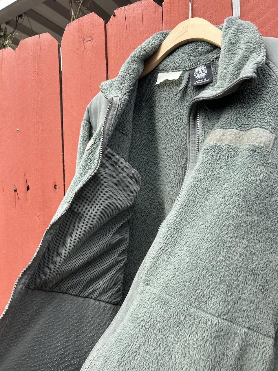 Polartec Vintage Army green Soft Polartec Fleece Fits Men’s Large Size US L / EU 52-54 / 3 - 3 Thumbnail