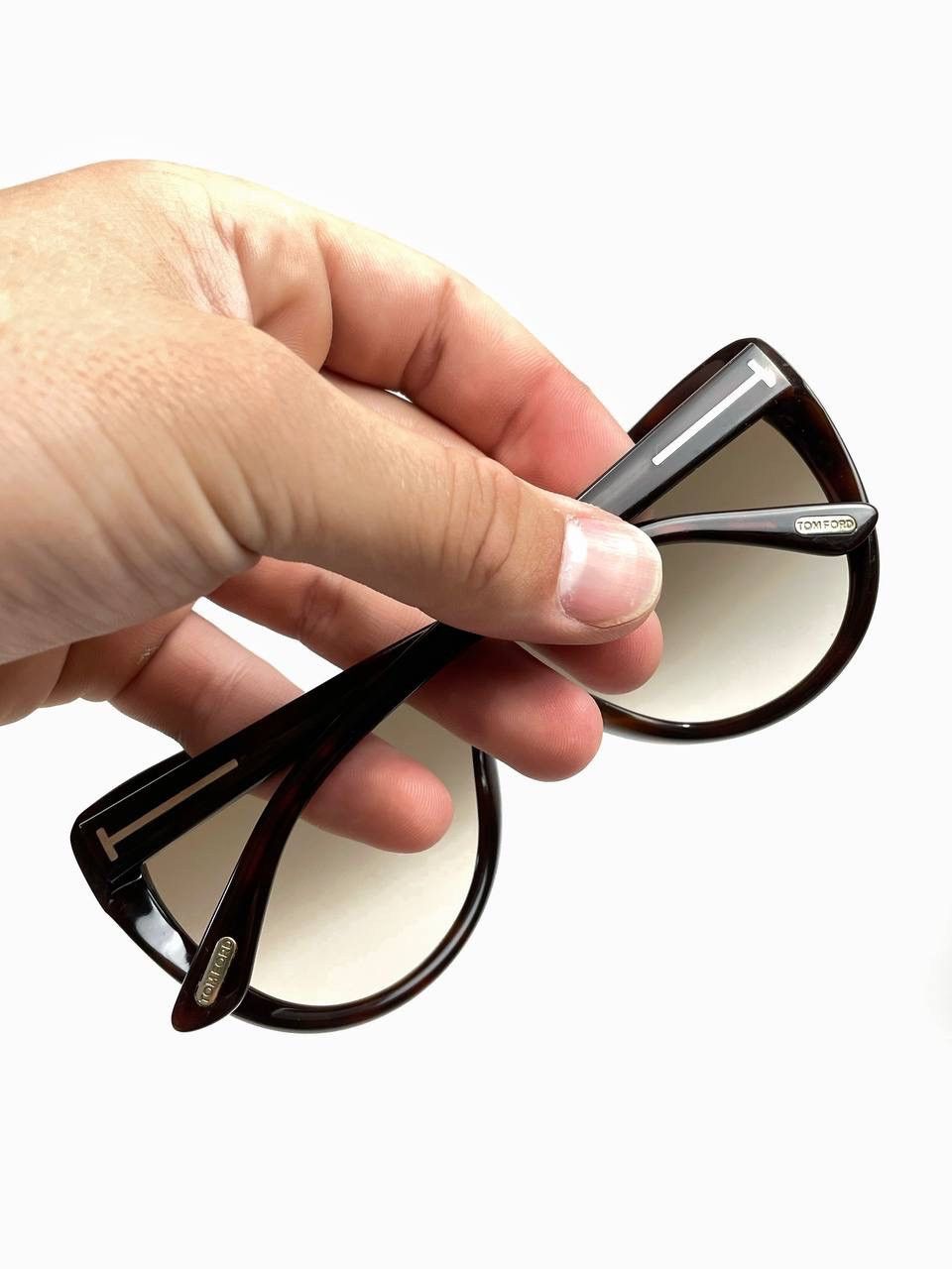 Tom Ford Tom Ford Malin Women’s Sunglasses Gradient Brown TF230 Size ONE SIZE - 7 Thumbnail