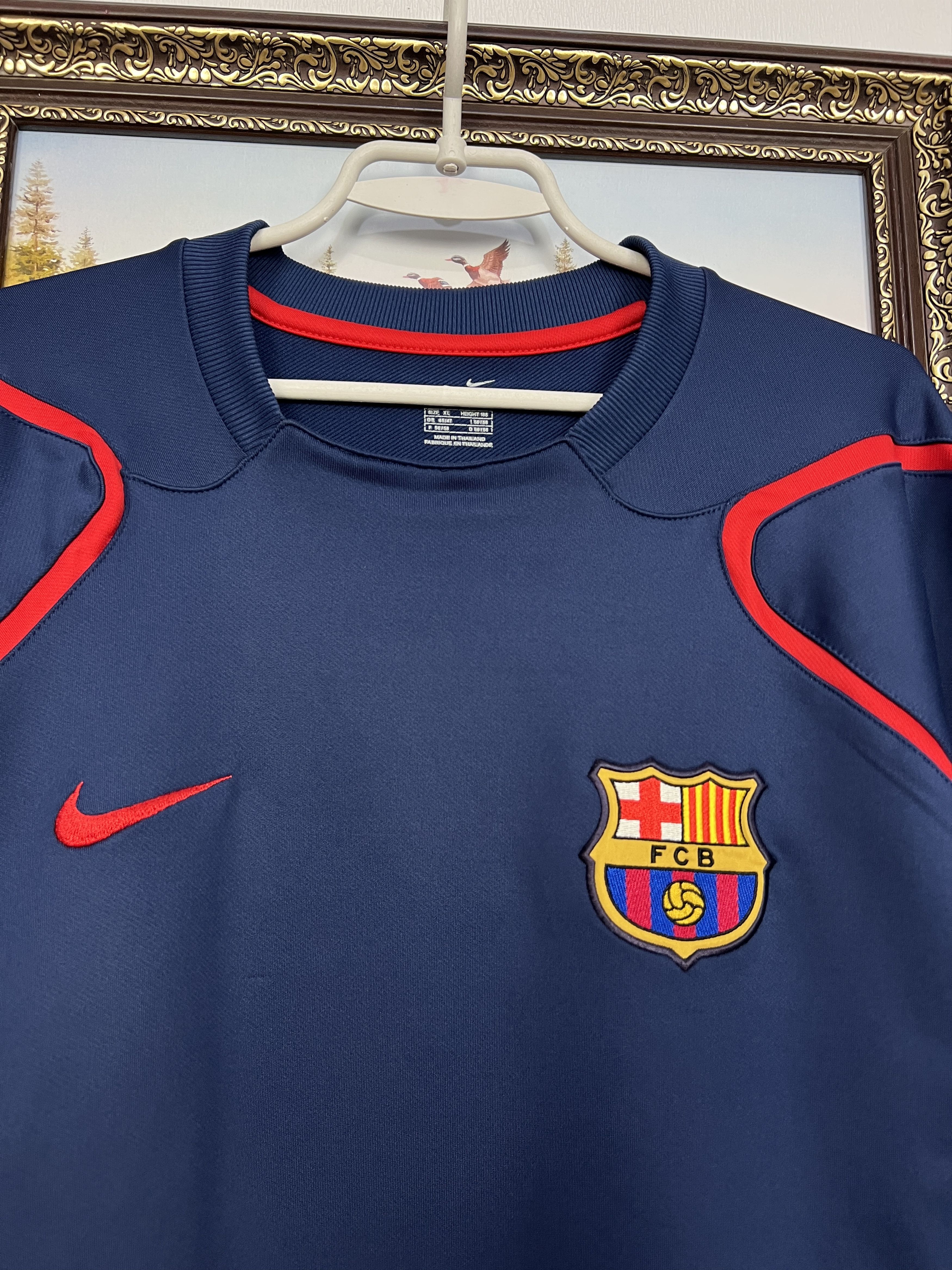 Nike FC Barcelona Football Train Sweatshirt Soccer Track Top Size US XL / EU 56 / 4 - 3 Thumbnail