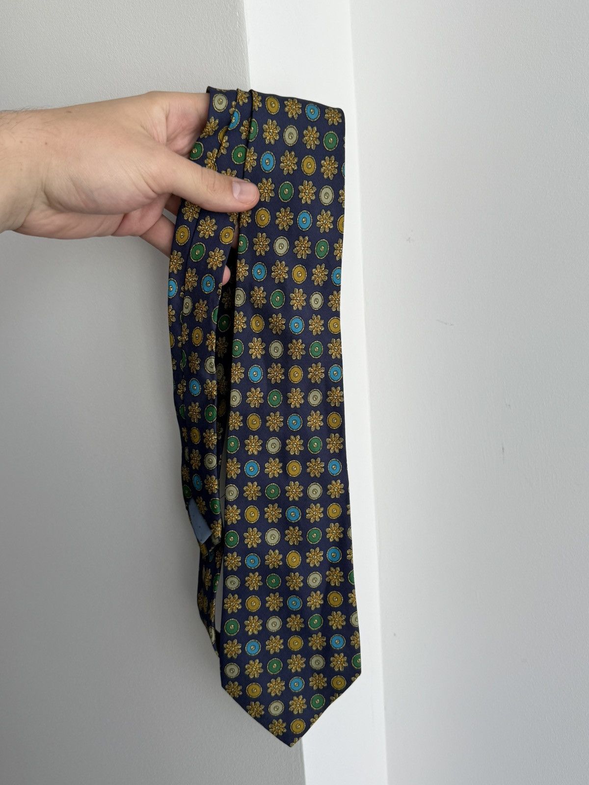 Celine Vintage Celine Silk Tie Size ONE SIZE - 5 Thumbnail