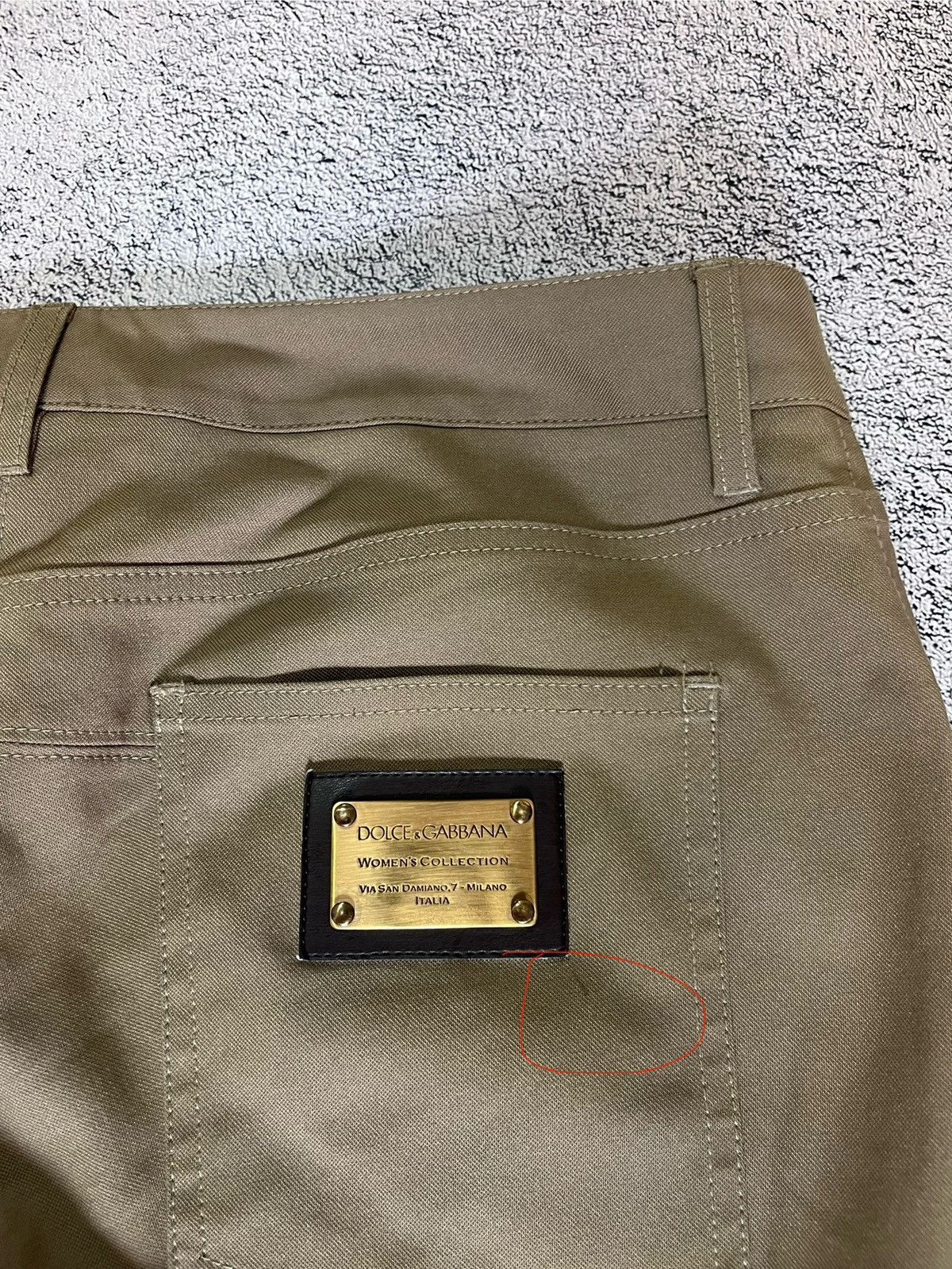Dolce & Gabbana Dolce & Gabbana Women’s Brown Pants Logo Patch Made in Italy Size 32" / US 10 / IT 46 - 18 Thumbnail