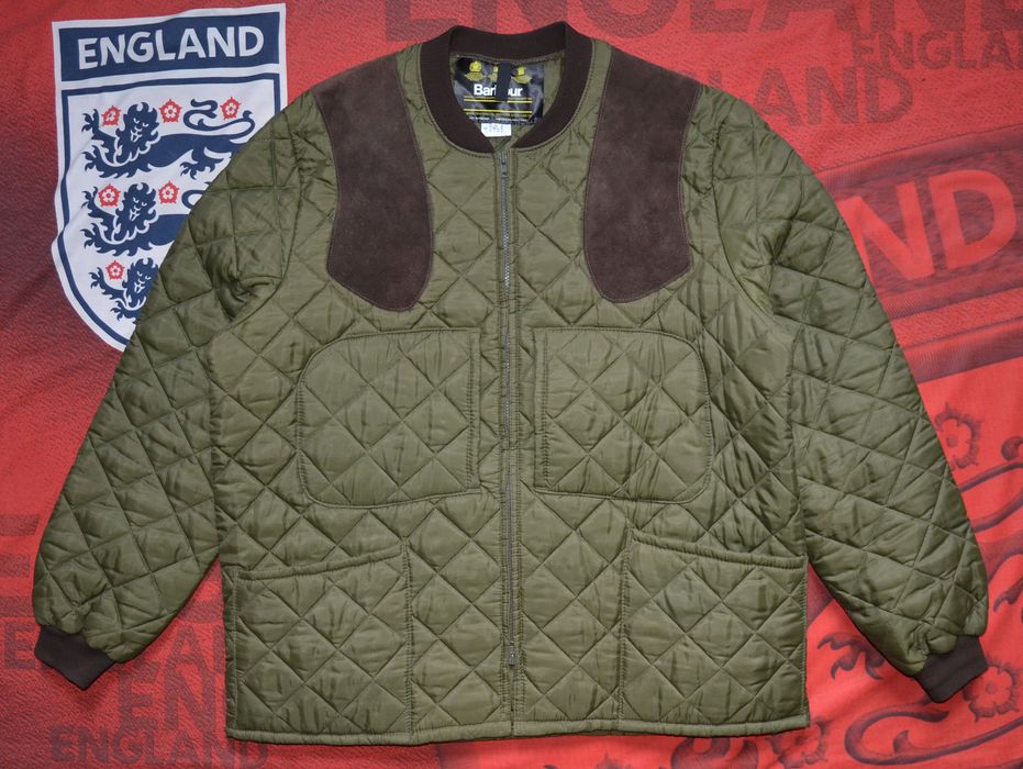 Barbour quilted shop shooting jacket