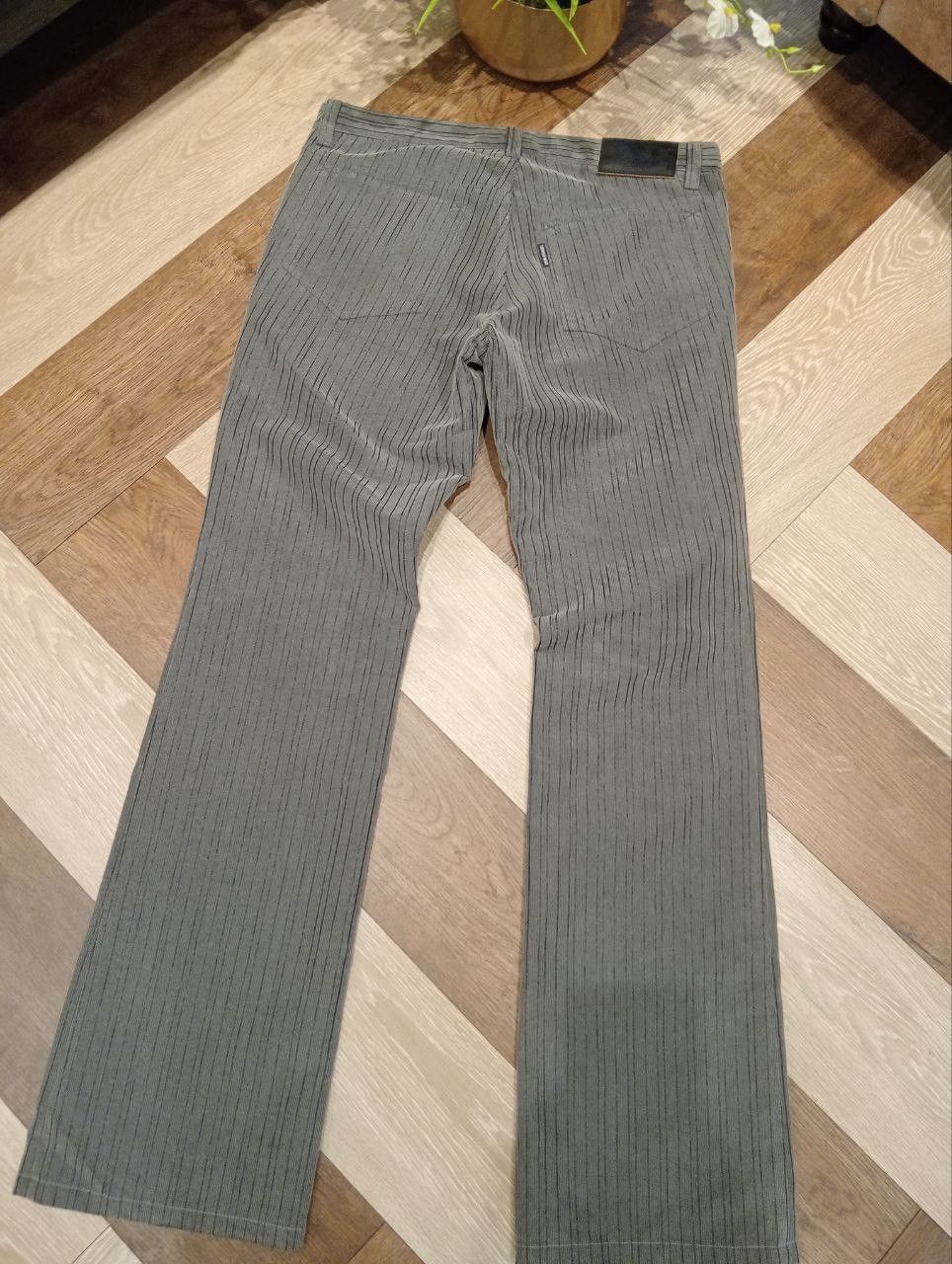 Tornado Mart VINTAGE TORNADO MART STRIPED FLARE PANTS - SIZE L Size US 34 / EU 50 - 2 Thumbnail