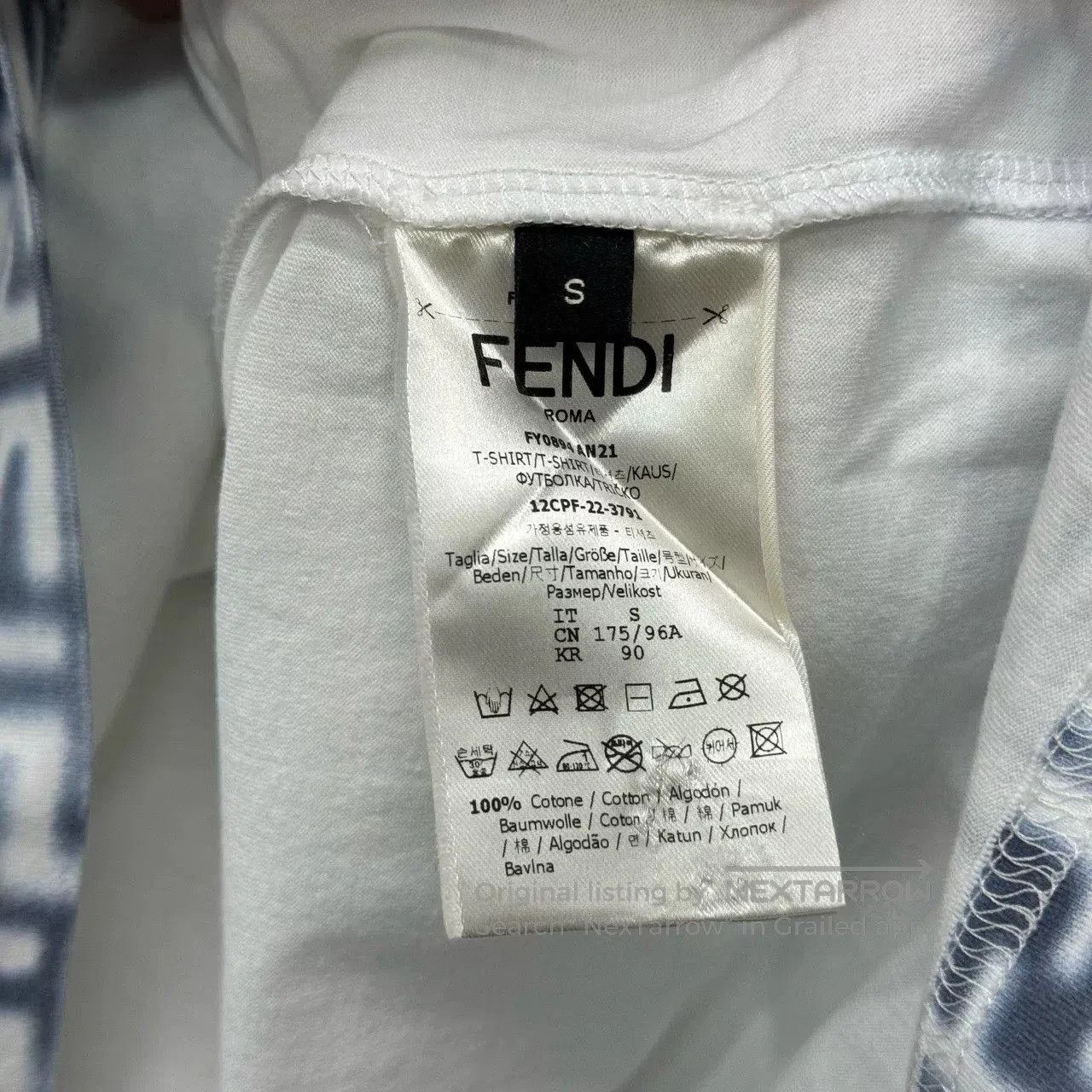 Fendi Fendi Gradient Double F Crewneck T. Size US S / EU 44-46 / 1 - 6 Thumbnail