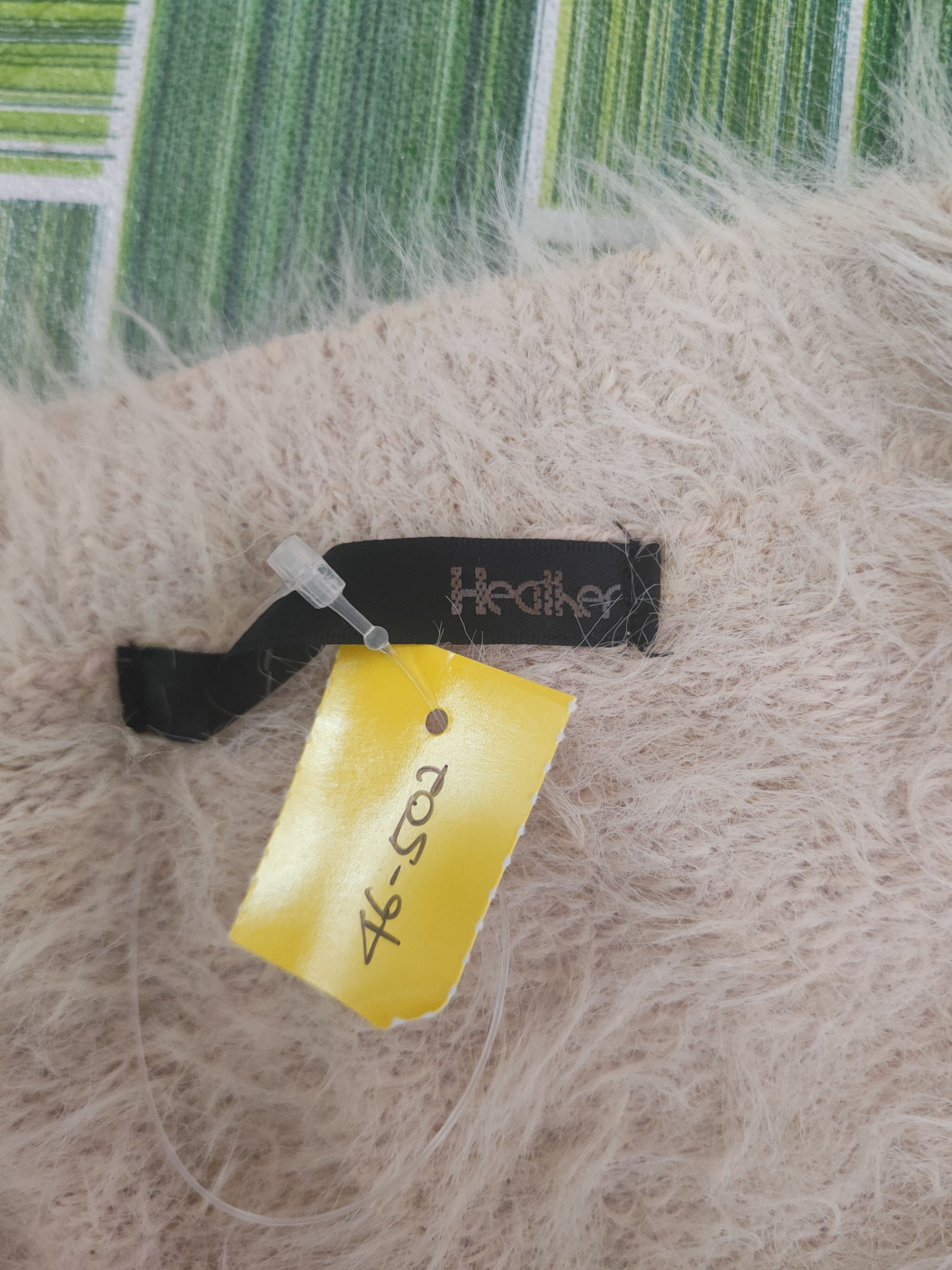 Japanese Brand DL Heather Light Peach Fur Mohair Knitwear #46-502 Size M / US 6-8 / IT 42-44 - 13 Thumbnail