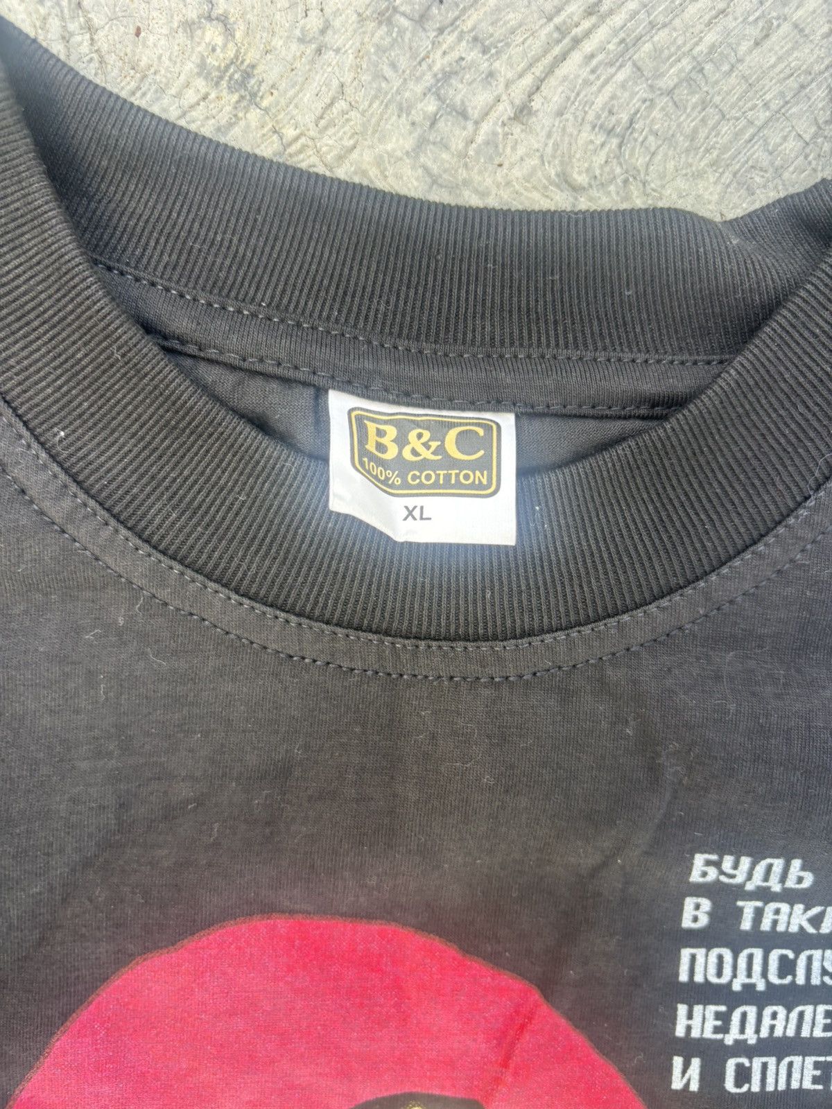 Vintage Vintage 90s Russia USSR Soviet T Shirt Size US XL / EU 56 / 4 - 3 Thumbnail