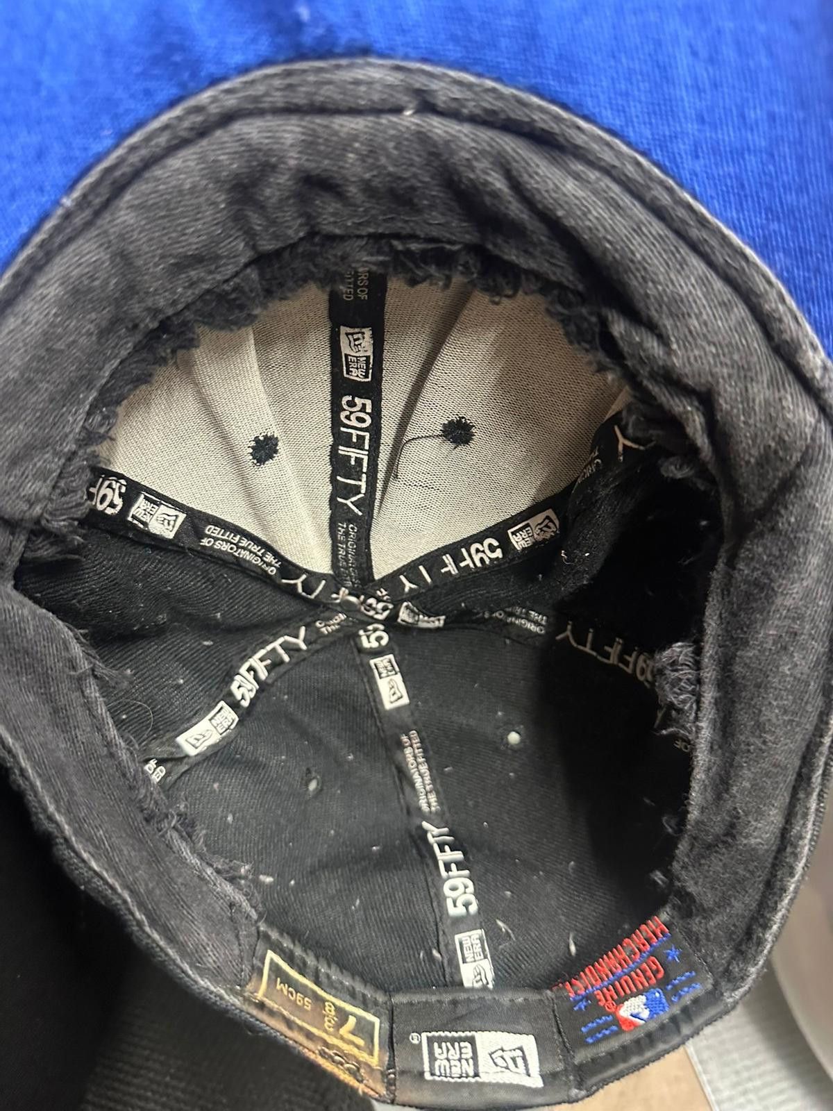 Designer Stylish Black and Blue LA Cap Size ONE SIZE - 8 Thumbnail
