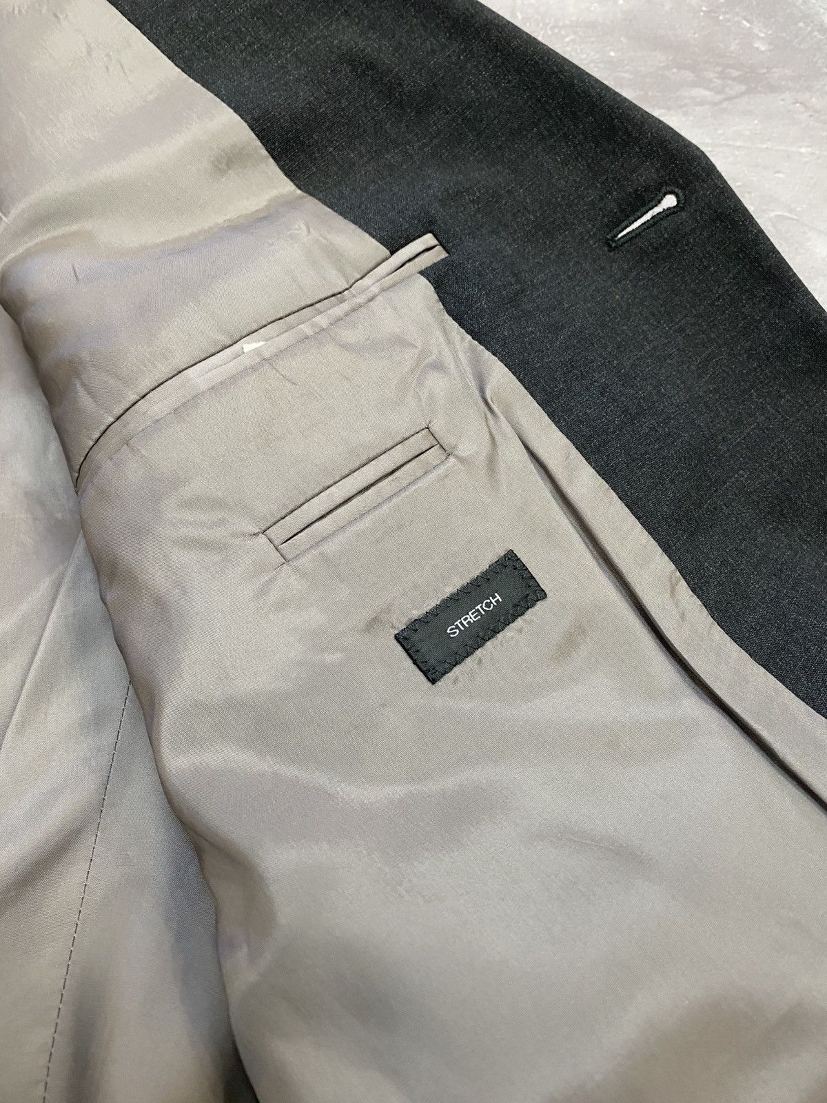 Hugo Boss Vintage Hugo Boss Formal Stretch Suit 90s 3 piece Size 50R - 9 Thumbnail