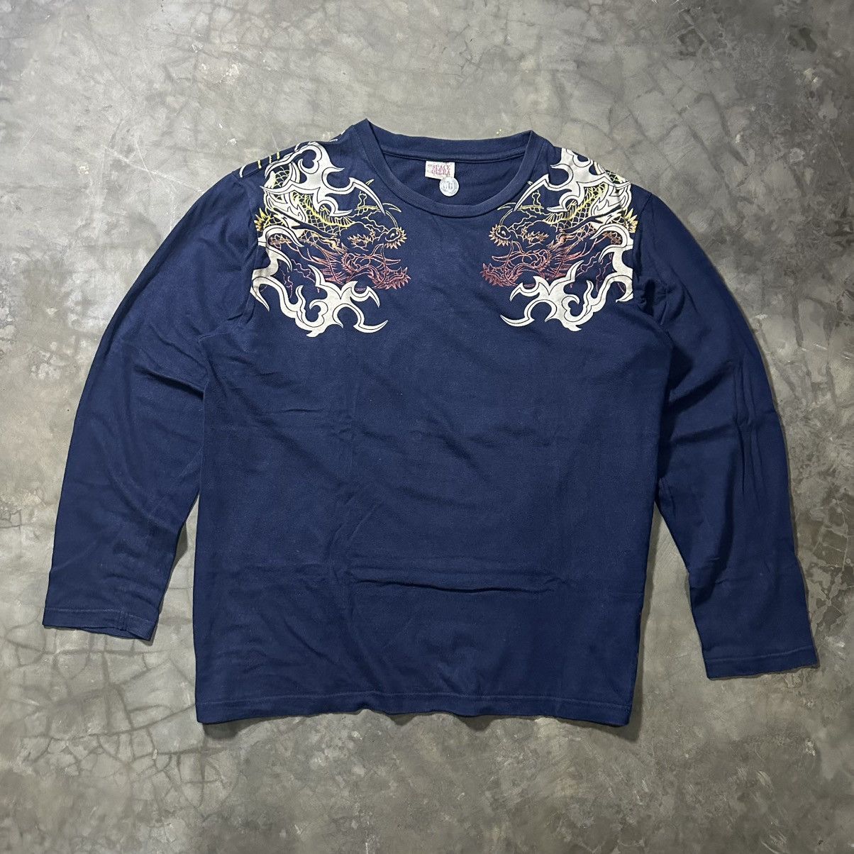 Japanese Brand TRADITIONAL JAPANESE SUKAJAN SPECE OPERA LONGSLEEVE Size US XL / EU 56 / 4 - 1 Thumbnail