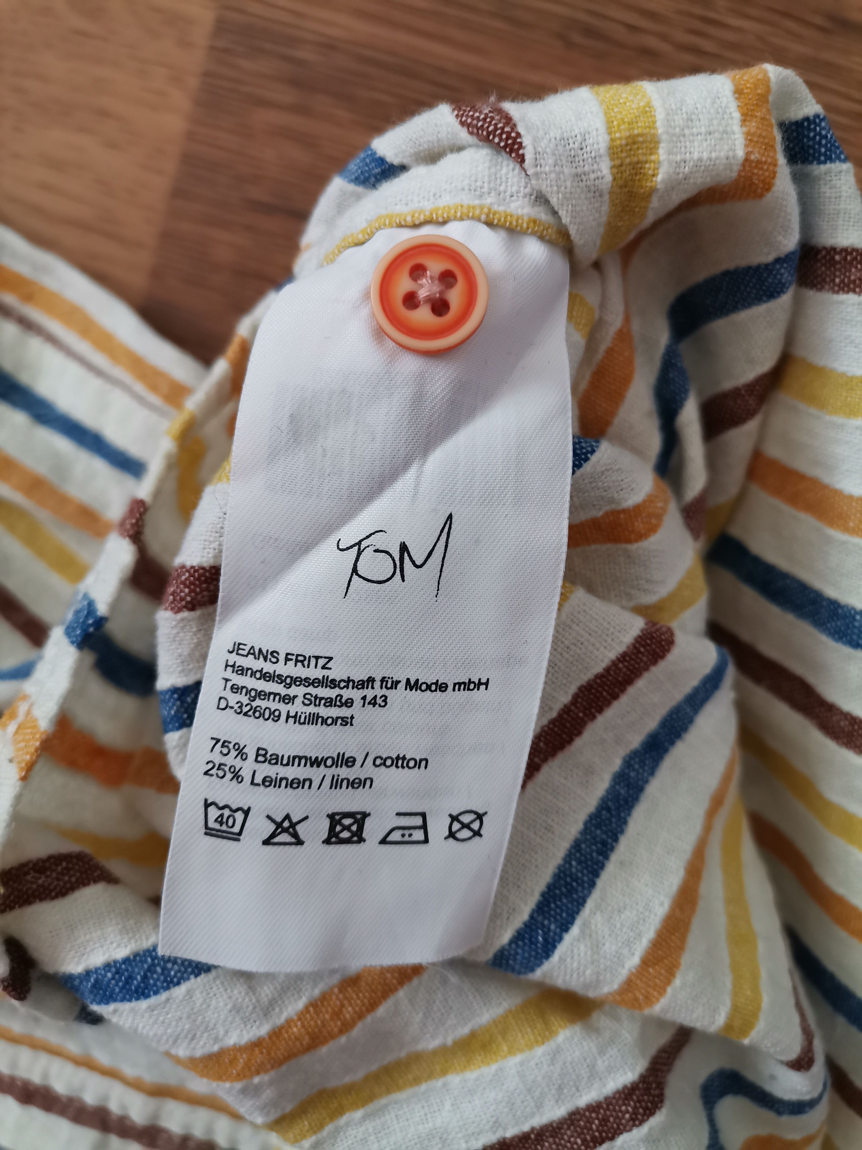 Vintage Tom Striped Shirt Size US M / EU 48-50 / 2 - 4 Thumbnail