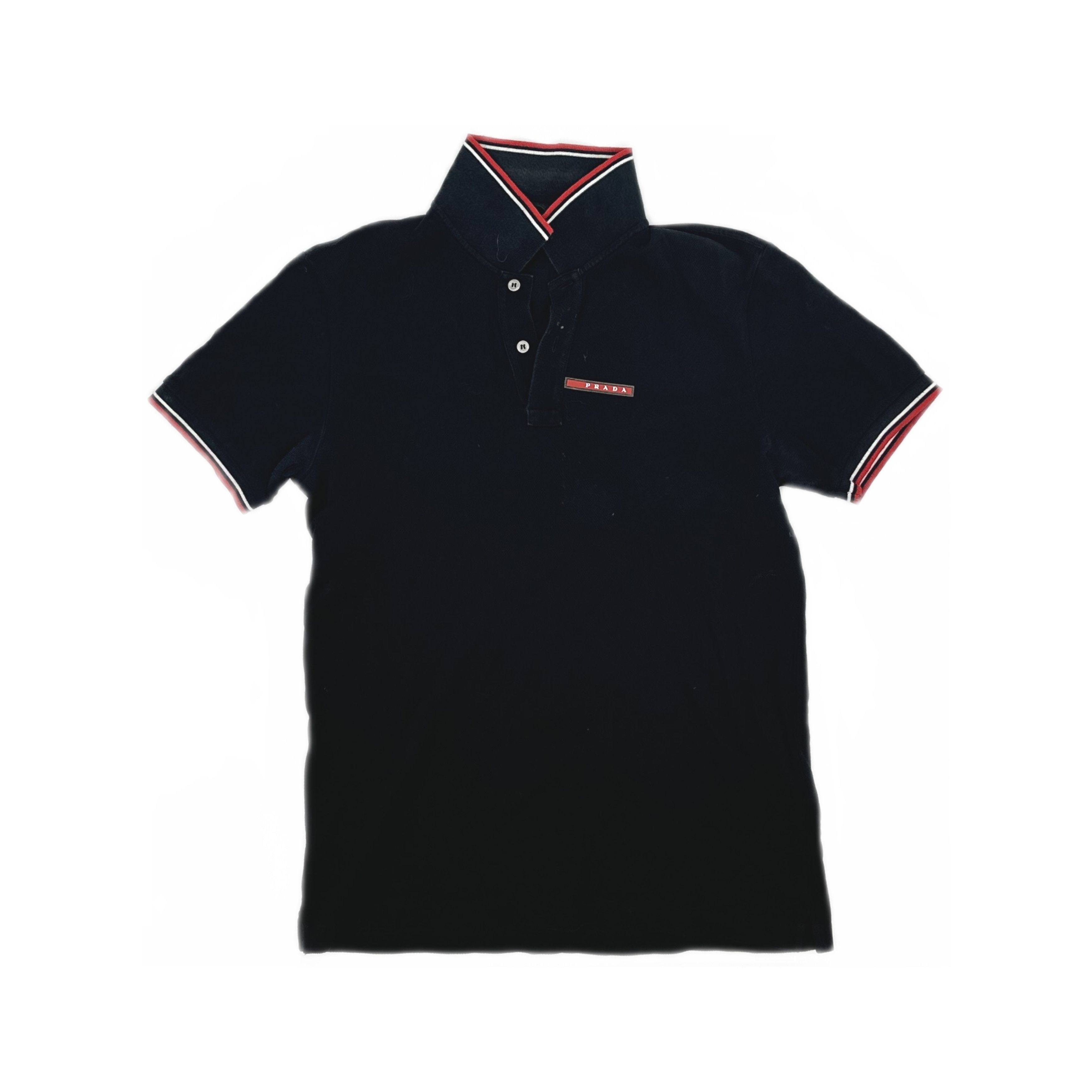 Prada Prada Logo Patch Polo Shirt Size L Size US L / EU 52-54 / 3 - 1 Thumbnail