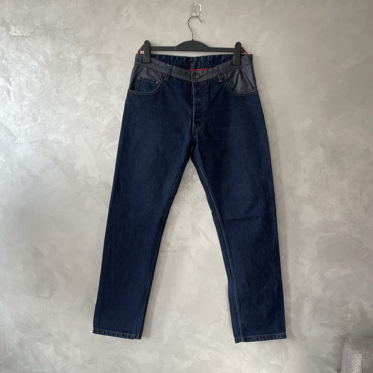 Prada Prada Linea Rossa 00’s Red Tab Jeans Size US 34 / EU 50 - 13 Thumbnail