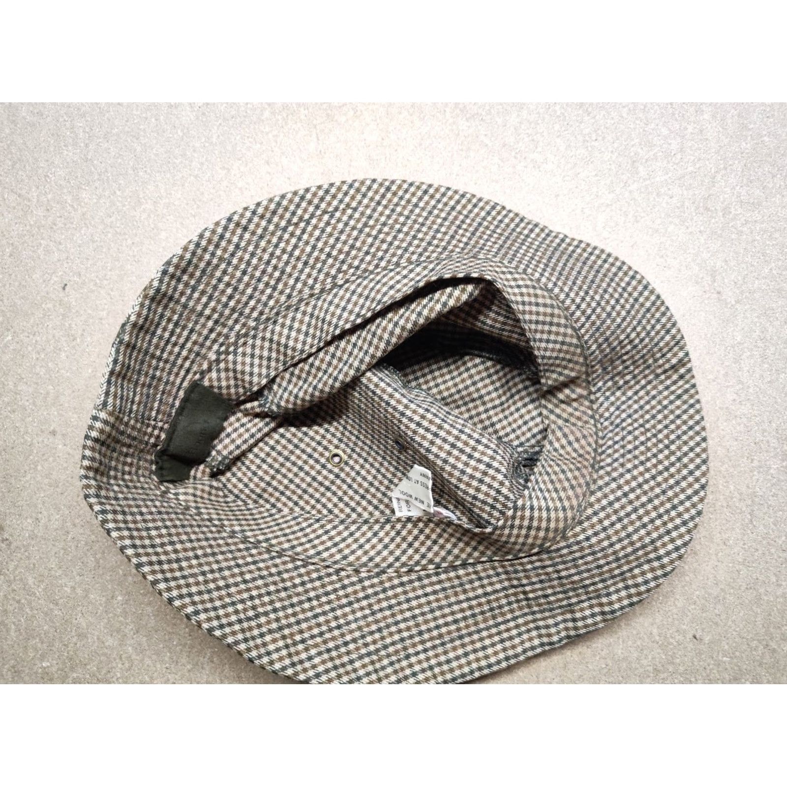 Bogner VINTAGE Bogner Bucket Hat 100% Wool Check Size 57 West Germany Boy / Mens / Adults? [Final: ensure genders] Size ONE SIZE - 6 Thumbnail