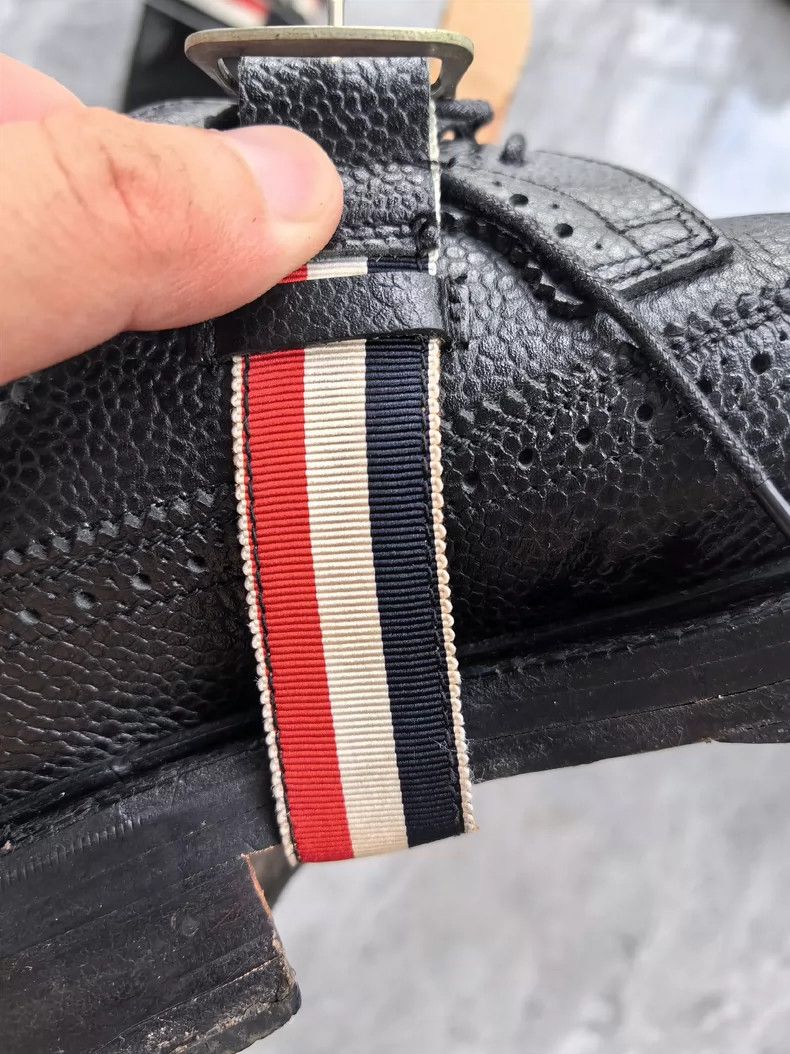 Thom Browne Thom Browne Pebble-patterned leather shoes Size US 8 / EU 41 - 4 Thumbnail
