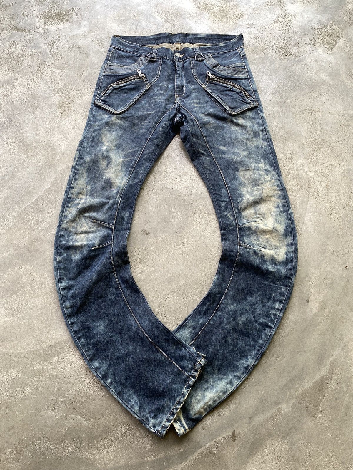 PPFM Vintage PPFM Curve Denim Jeans Size US 32 / EU 48 - 1 Thumbnail