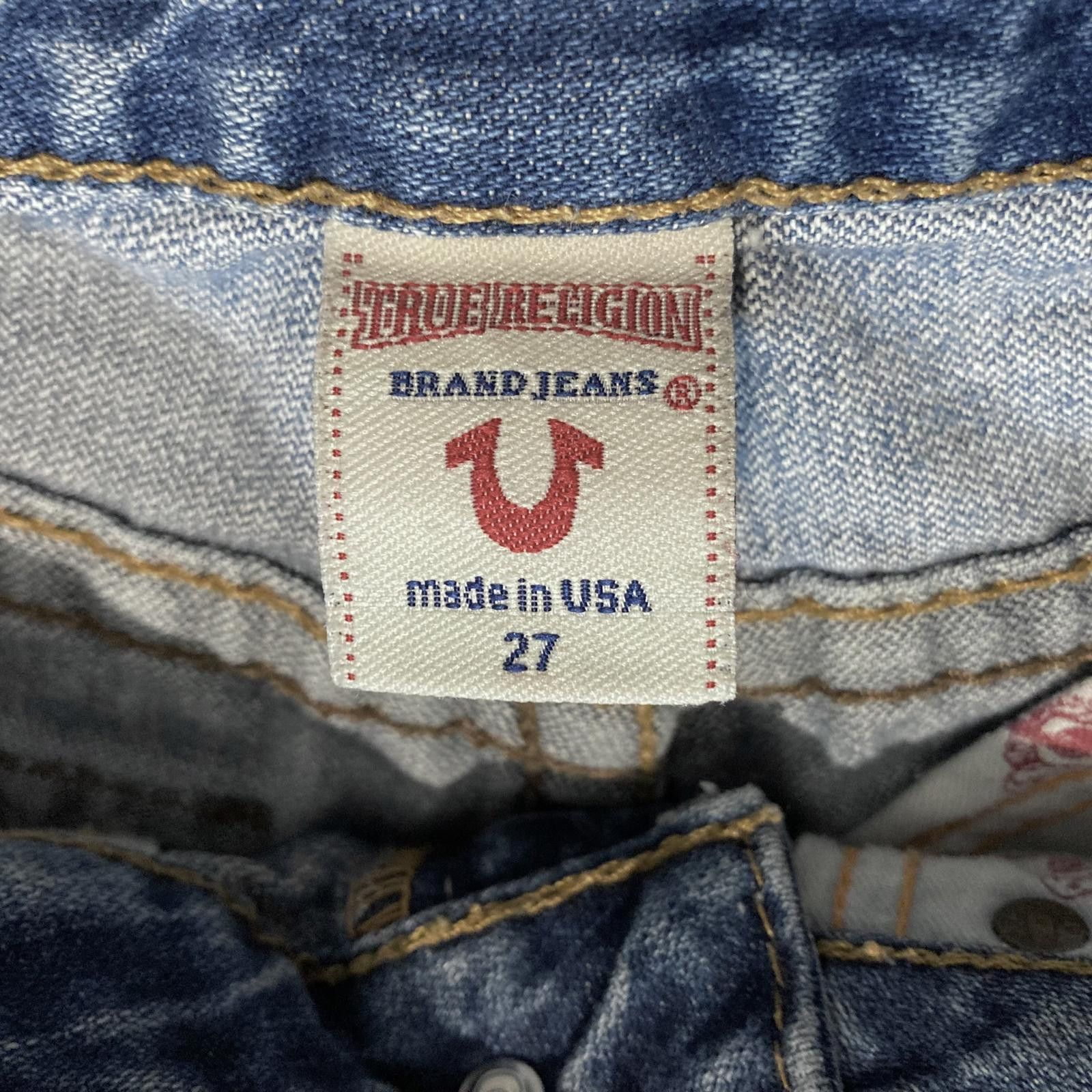 True Religion True Religion Women's Denim Shorts - Blue - Size 27 Size 27" / US 4 / IT 40 - 4 Thumbnail