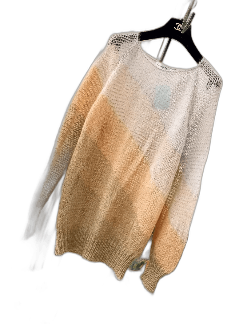 Dior Dior Gradient Knit Top with Maple Leaf Design Size M / US 6-8 / IT 42-44 - 1 Thumbnail