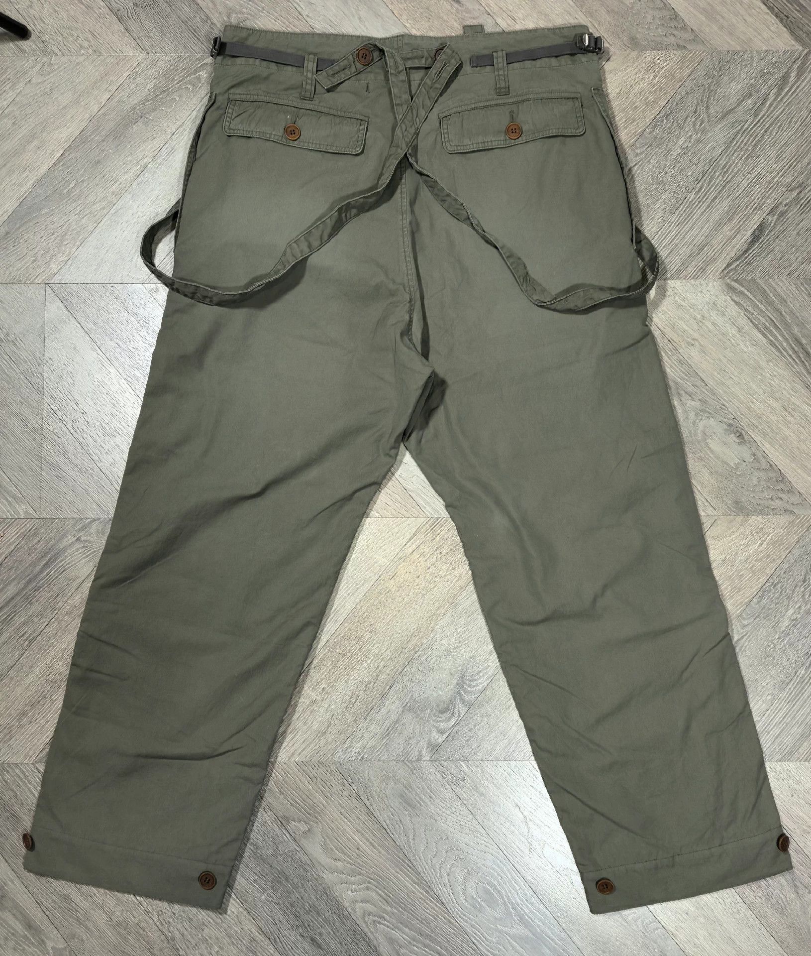 Visvim VISVIM 24SS NORTHROP Dye Suspender Military Pants Khaki Size US 34 / EU 50 - 3 Thumbnail