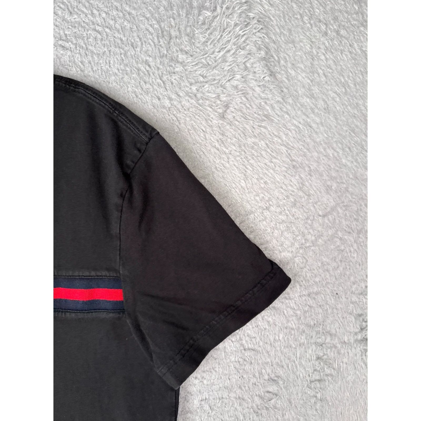 Tommy Hilfiger Tommy Hilfiger Shirt Medium Black Crew Neck Short Sleeve 100% Cotton Logo Embroidered Mens Size US M / EU 48-50 / 2 - 2 Thumbnail