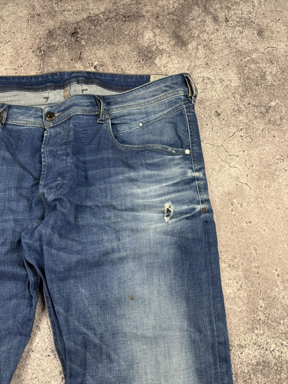 Diesel RARE Diesel Belther VINTAGE Denim Y2K Distressed Jeans Pants Size US 38 / EU 54 - 7 Thumbnail