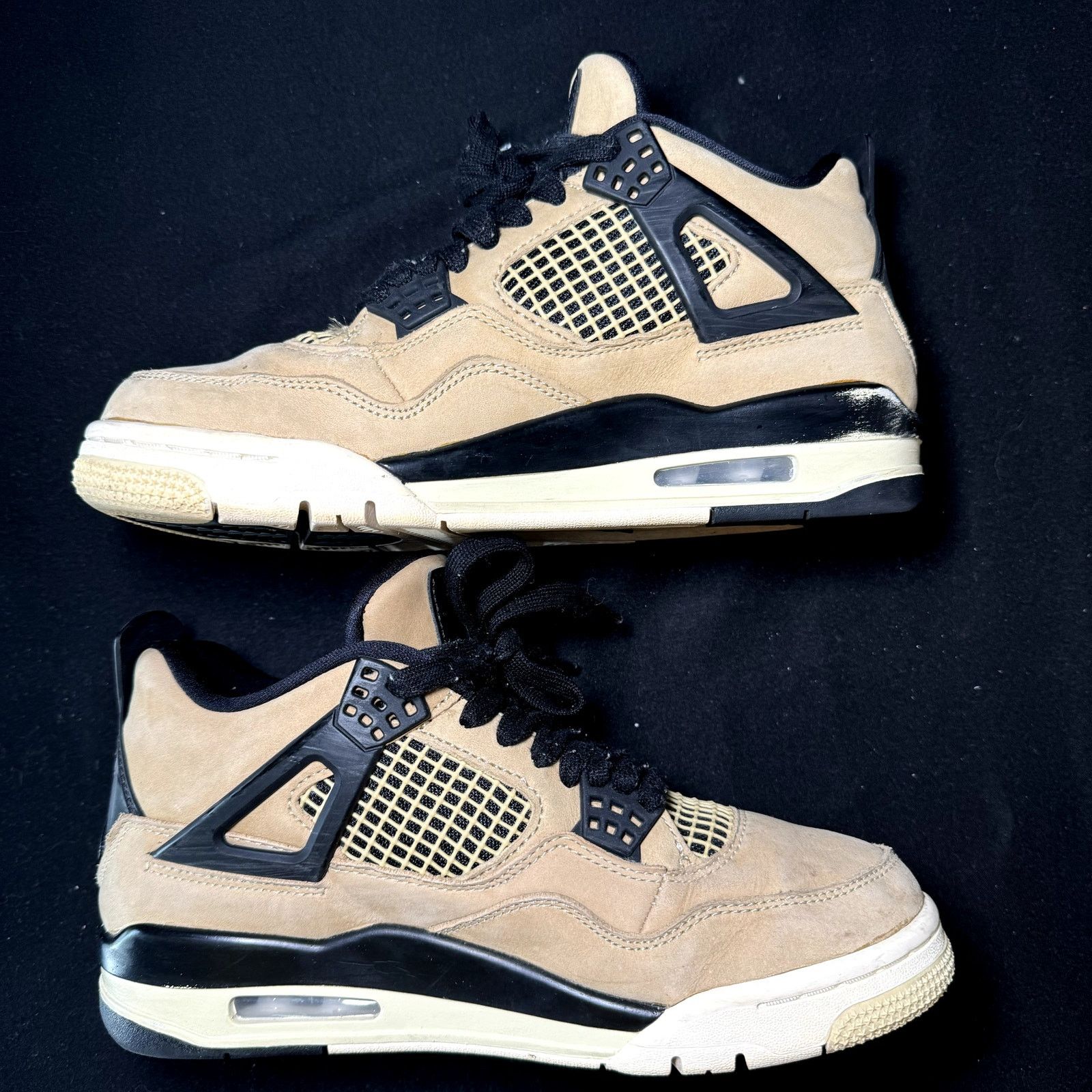 Jordan Brand × Nike Size 7 - Wmns Nike Air Jordan 4 Retro Mushroom Women's Shoes Size US 7 / IT 37 - 3 Thumbnail