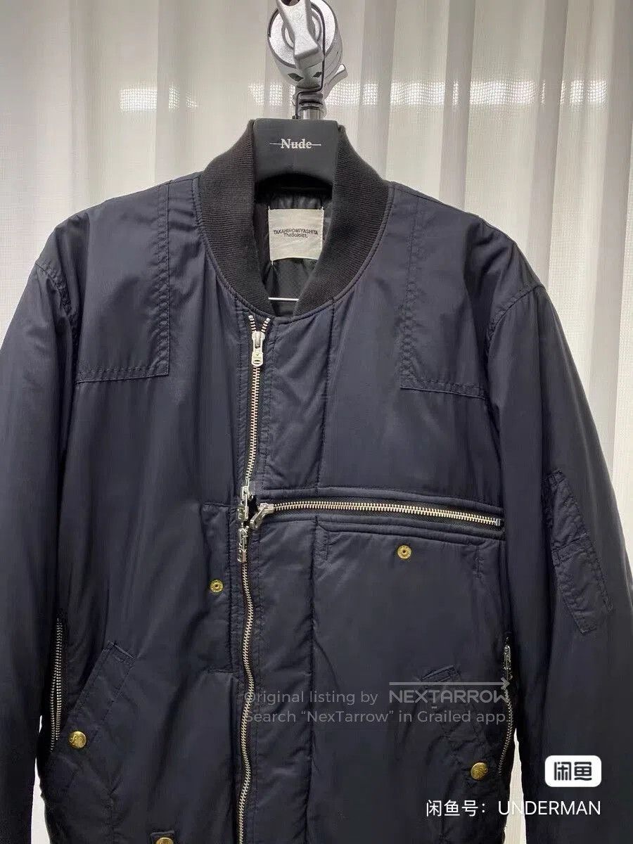 Takahiromiyashita The Soloist. rare soloist bomber jacket in dark color. Size US XL / EU 56 / 4 - 3 Thumbnail