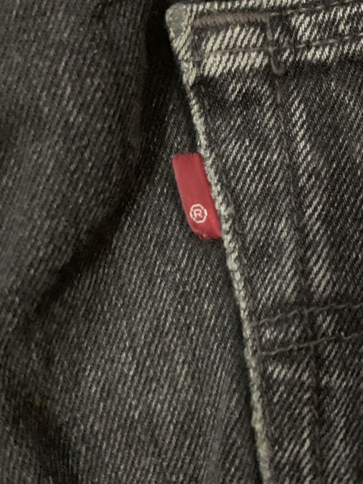 Levi's × Levi's Vintage Clothing Vintage 90’s Levi’s Single R Super Black Denim Jeans Size US 30 / EU 46 - 13 Thumbnail
