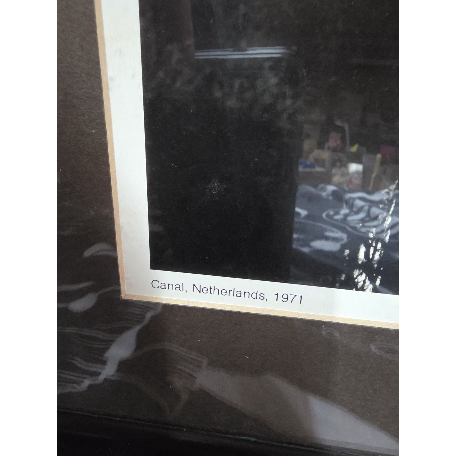 NADA "Canal Holland" Brett Weston 1971 Framed Print 24.5" X 20.5" Size ONE SIZE - 2 Thumbnail
