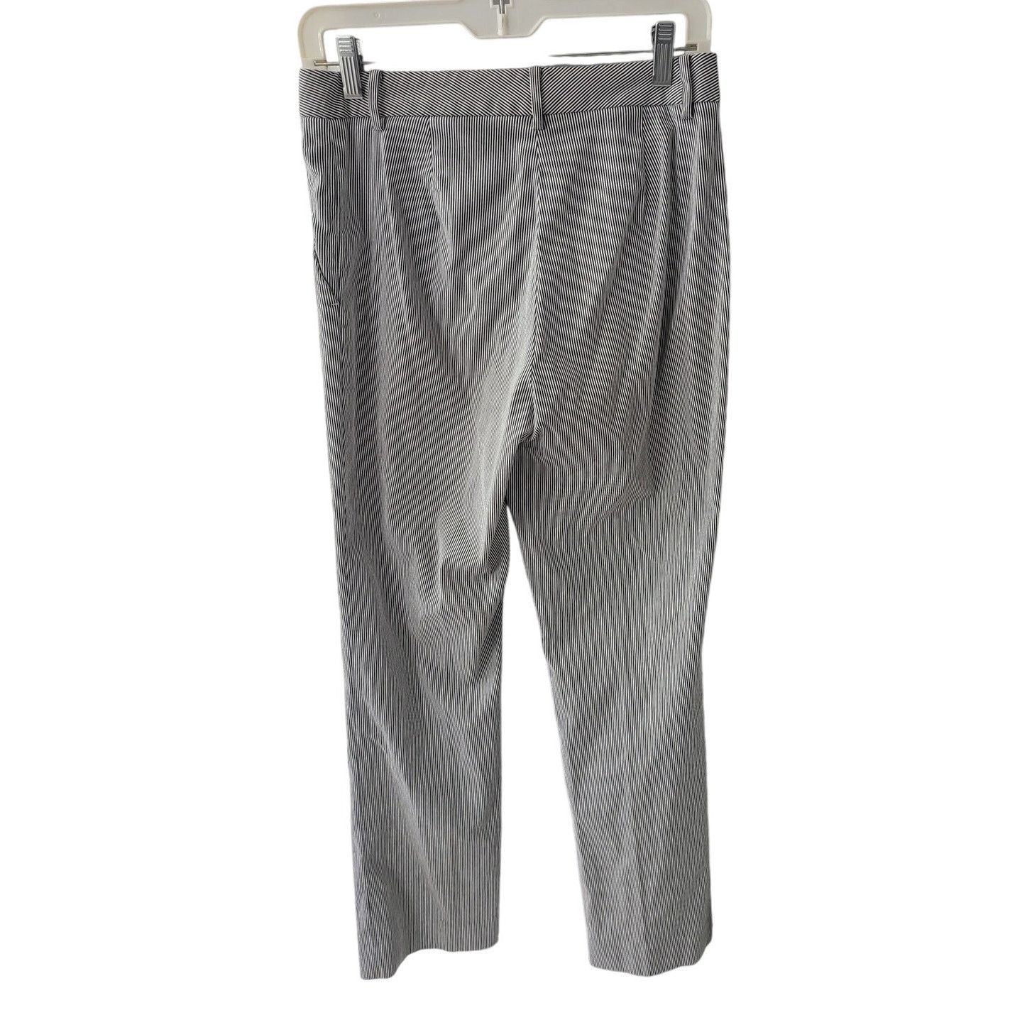 Lauren Ralph Lauren Lauren Ralph Lauren White/Dark Gray Stripe Rib Trousers-Sz 4 Size 27" / US 4 / IT 40 - 2 Thumbnail