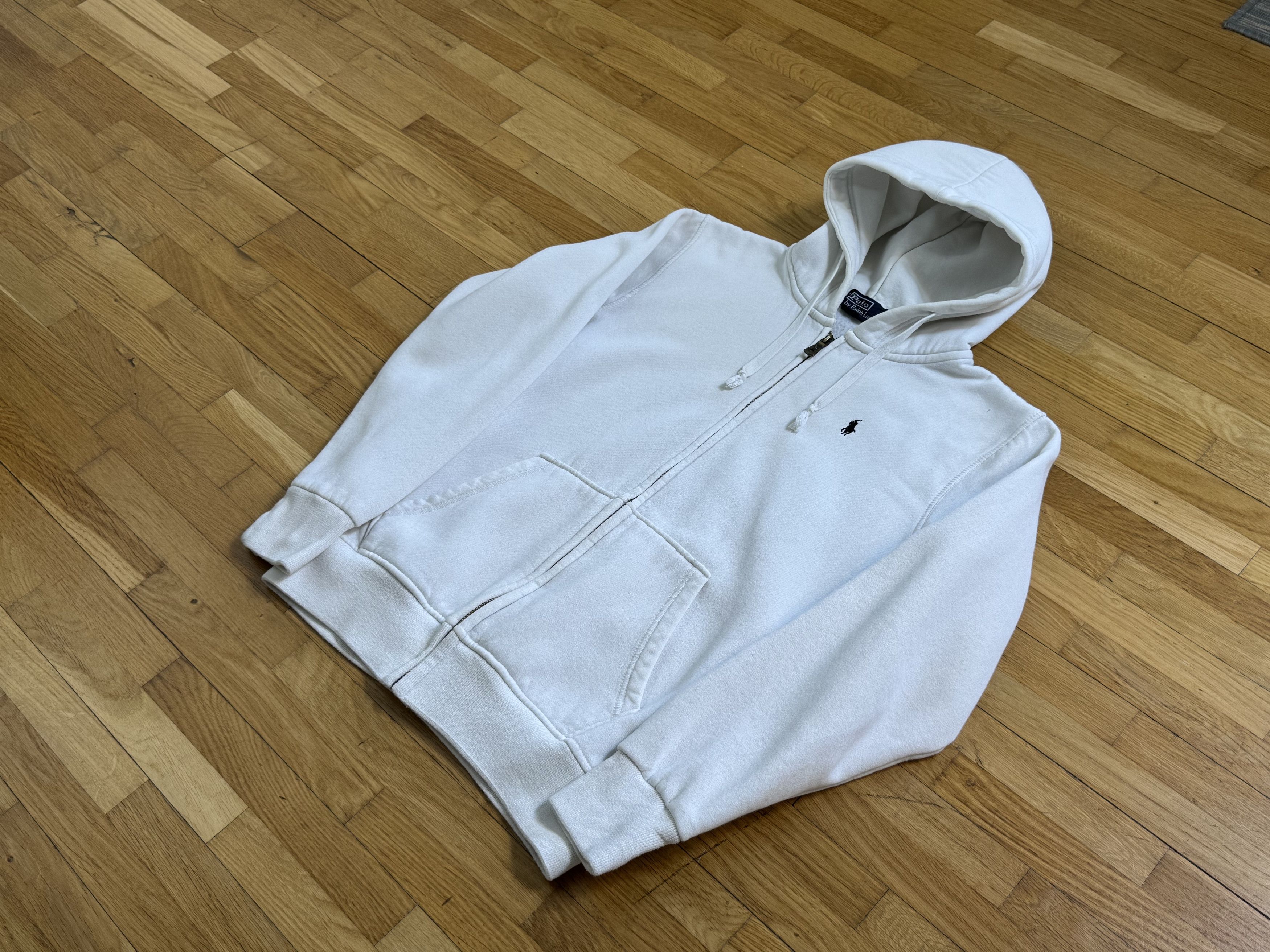 Ralph Lauren White zip hoodie RALPH LAUREN Size M / US 6-8 / IT 42-44 - 1 Thumbnail