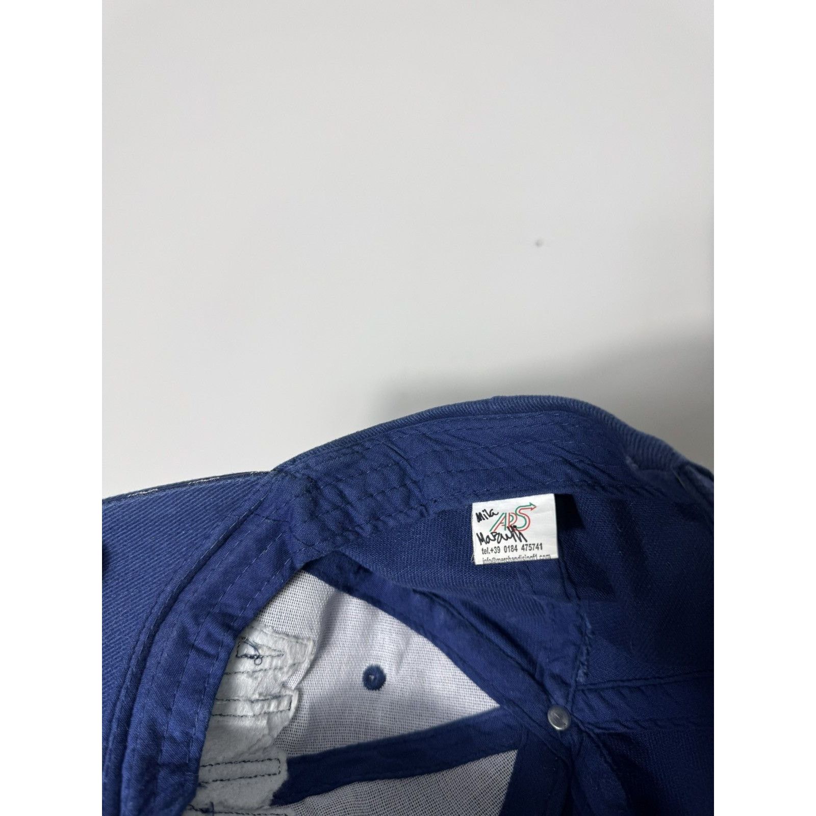 Drain Gang × S4LEM × Vintage 90s Vintage Italia Flag Blue Hat Cap Size ONE SIZE - 5 Thumbnail
